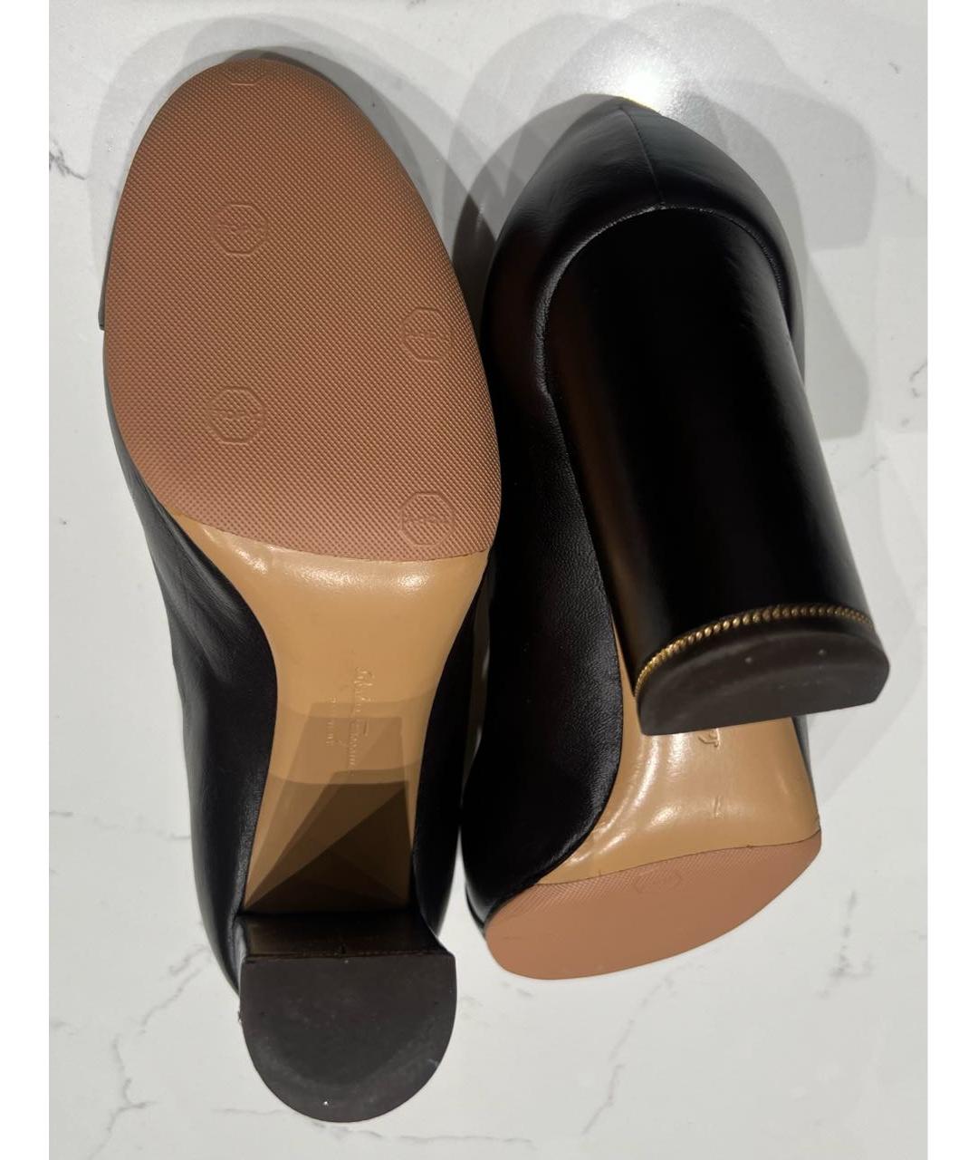 FERRAGAMO Коричневые кожаные туфли, фото 6