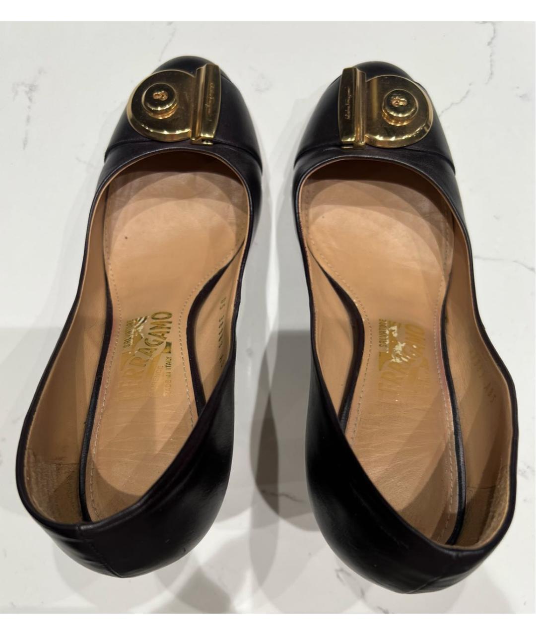 FERRAGAMO Коричневые кожаные туфли, фото 3