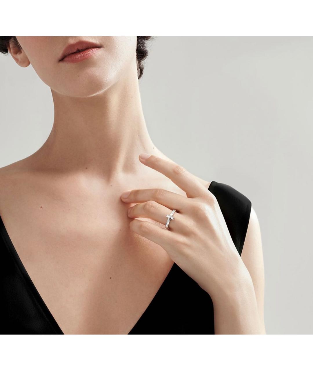 TIFFANY&CO Серебряное кольцо из белого золота, фото 4