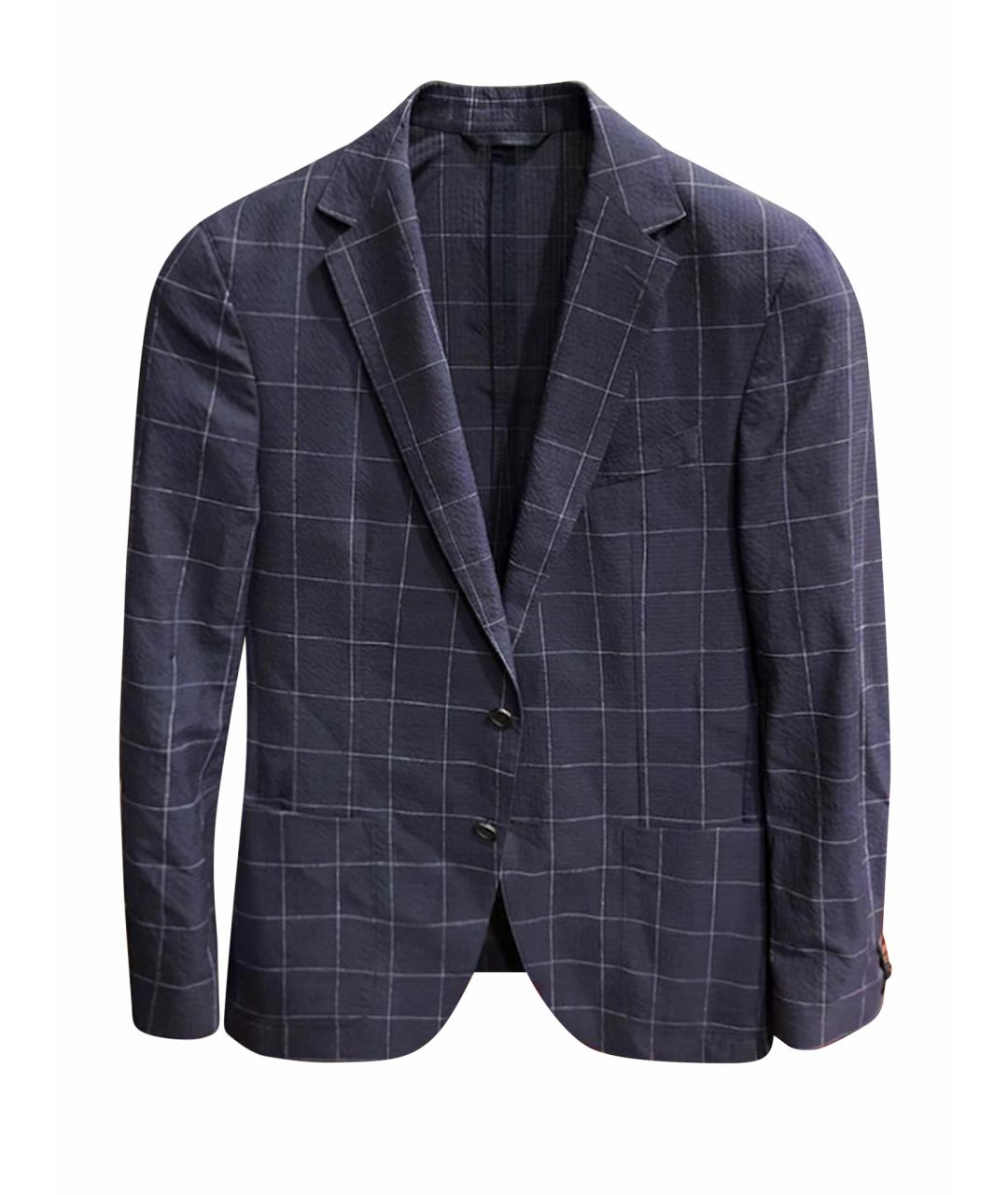 HUGO BOSS Темно-синий классический костюм, фото 1