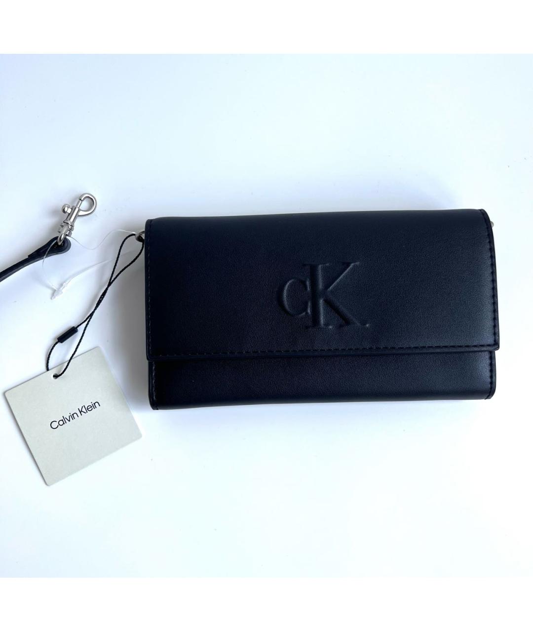 CALVIN KLEIN Черная сумка через плечо, фото 3