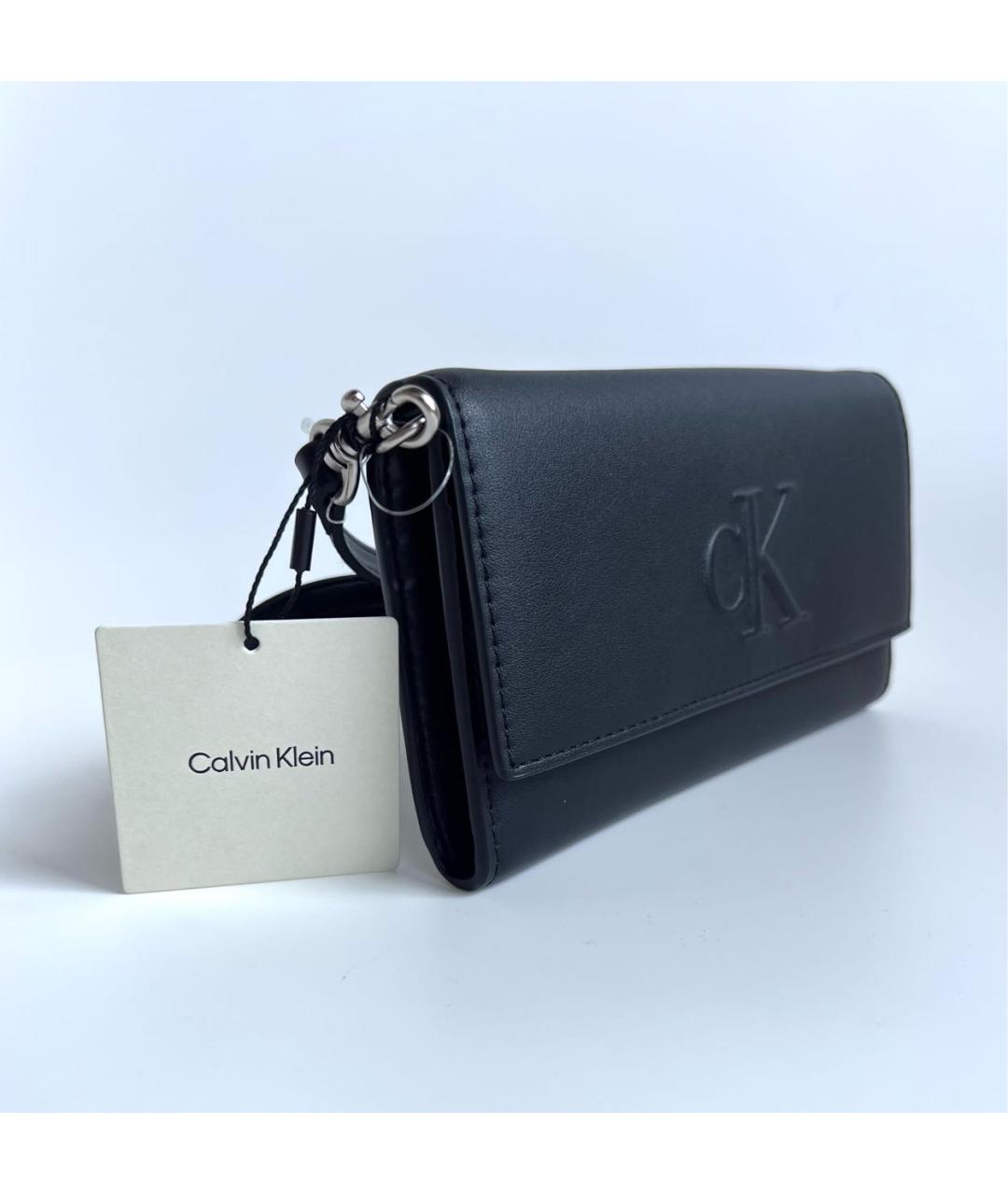 CALVIN KLEIN Черная сумка через плечо, фото 7