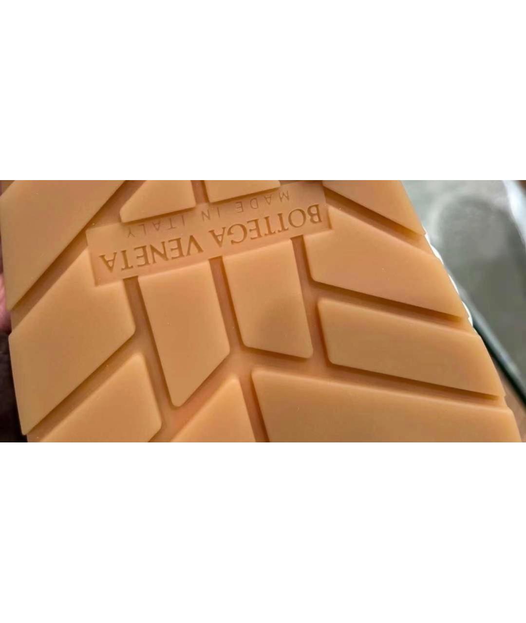 BOTTEGA VENETA Голубые кожаные босоножки, фото 8