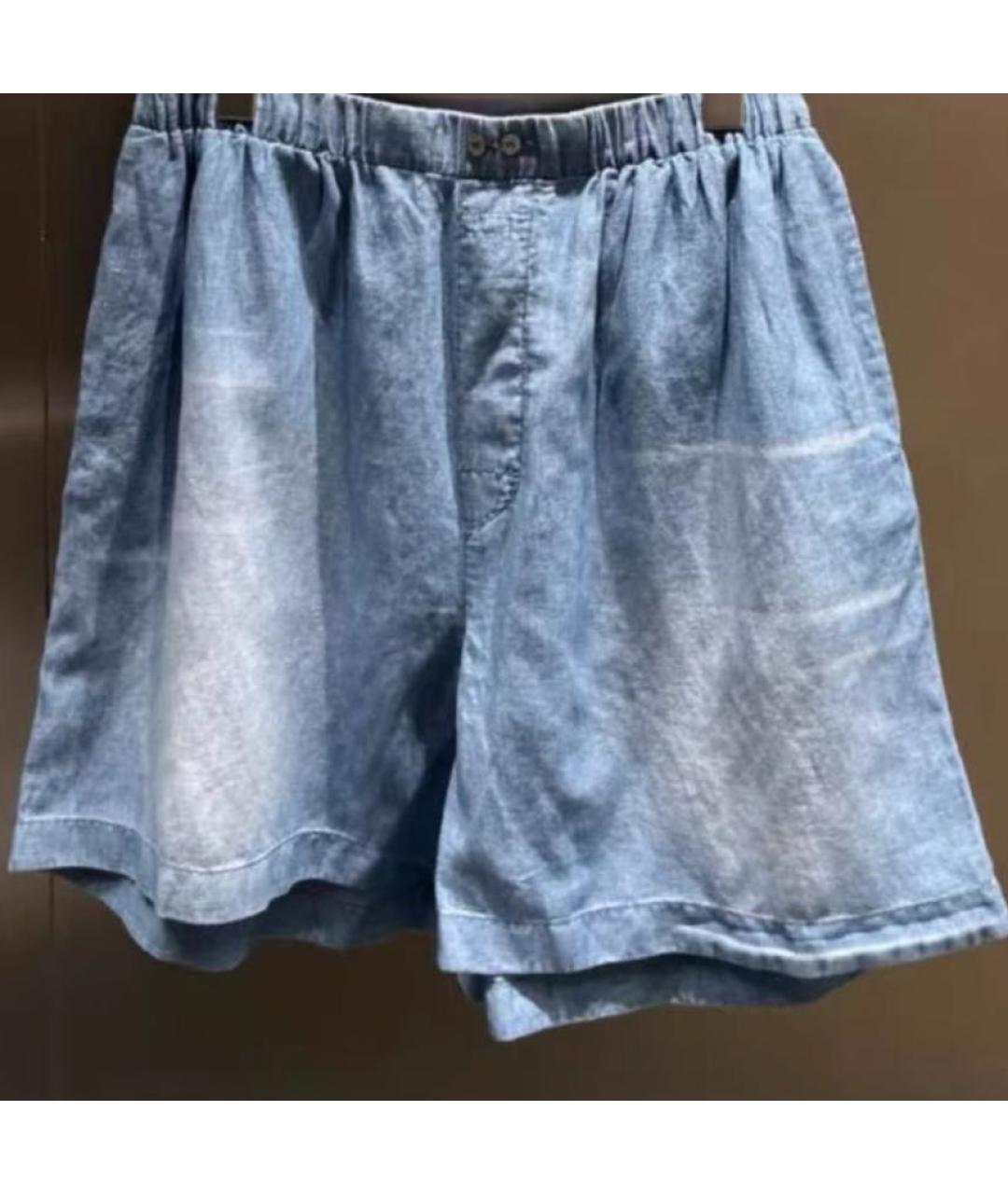 ACNE STUDIOS Голубые деним шорты, фото 7