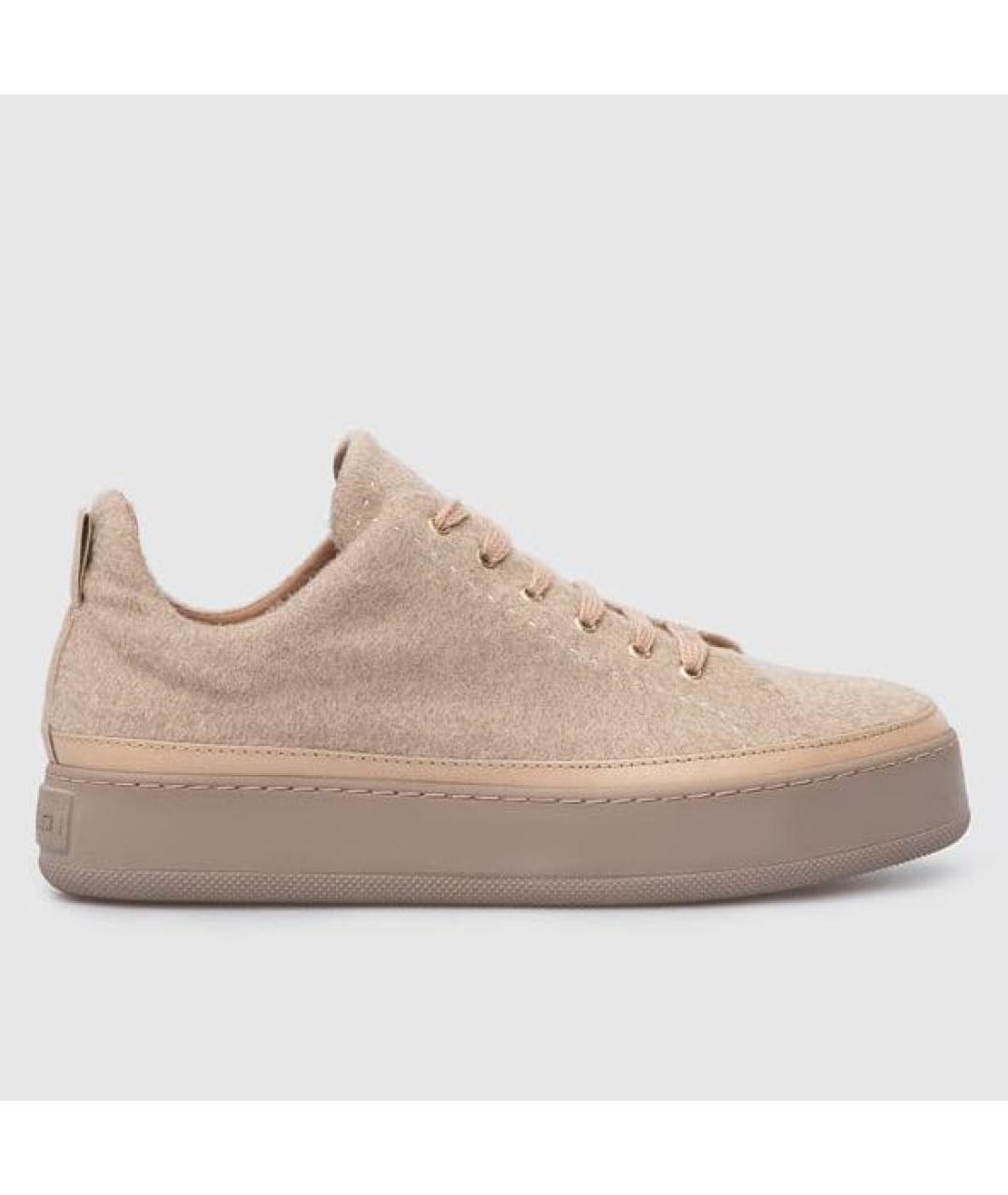 MAX MARA Бежевые кеды, фото 7