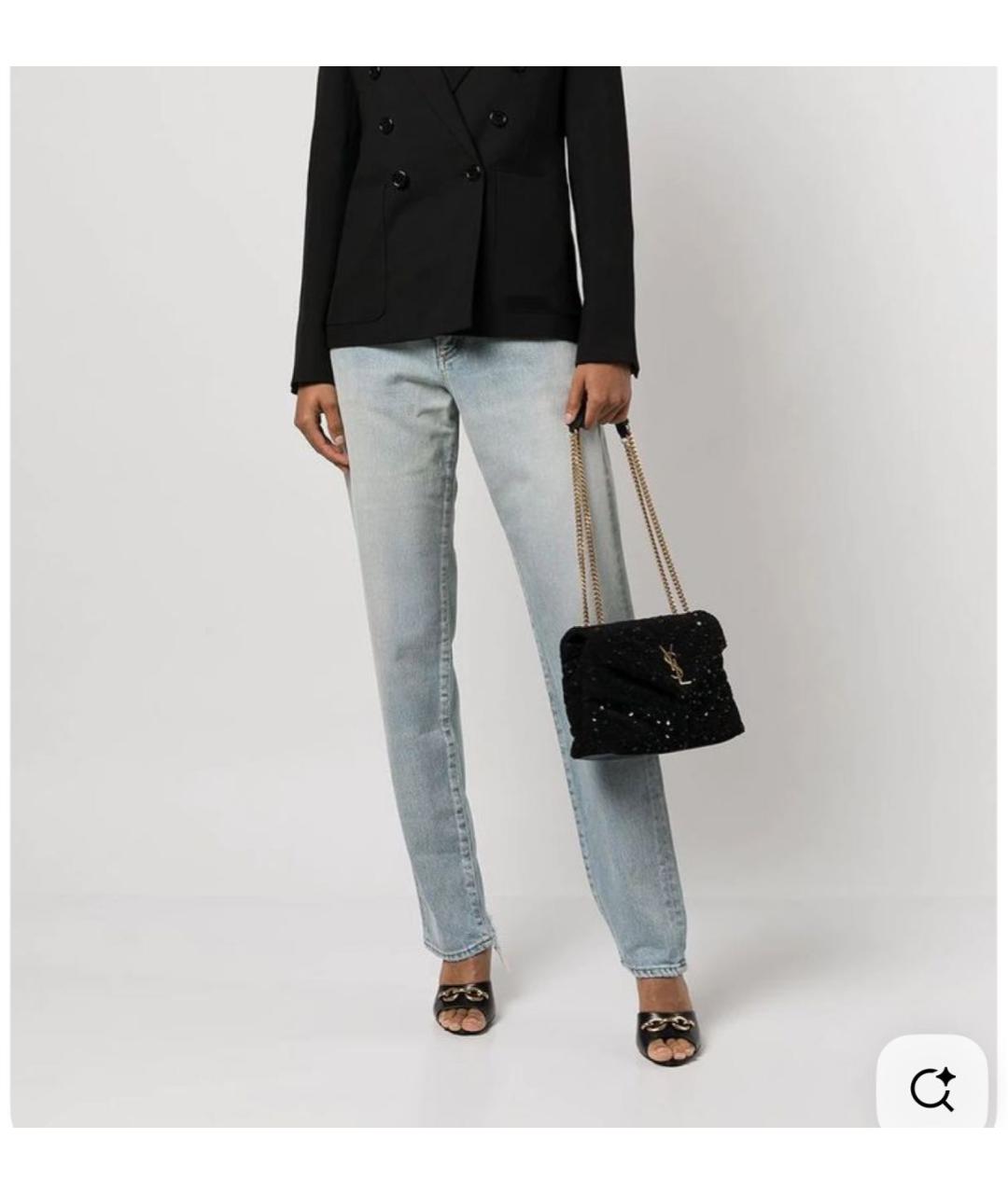 SAINT LAURENT Синие прямые джинсы, фото 6