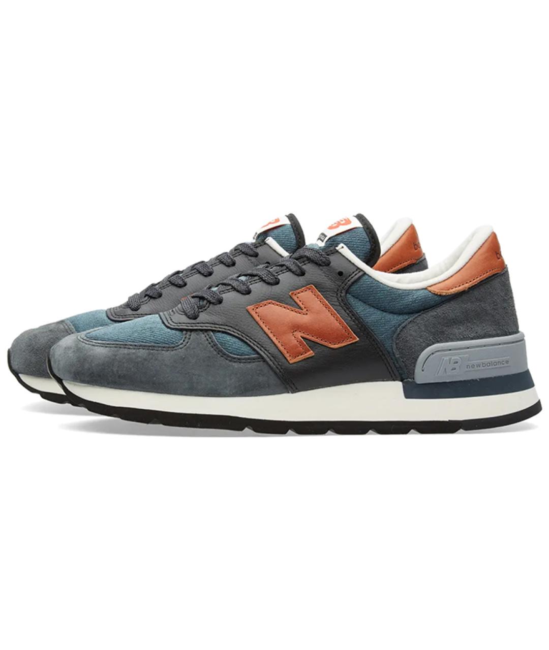 NEW BALANCE Синие низкие кроссовки / кеды, фото 4