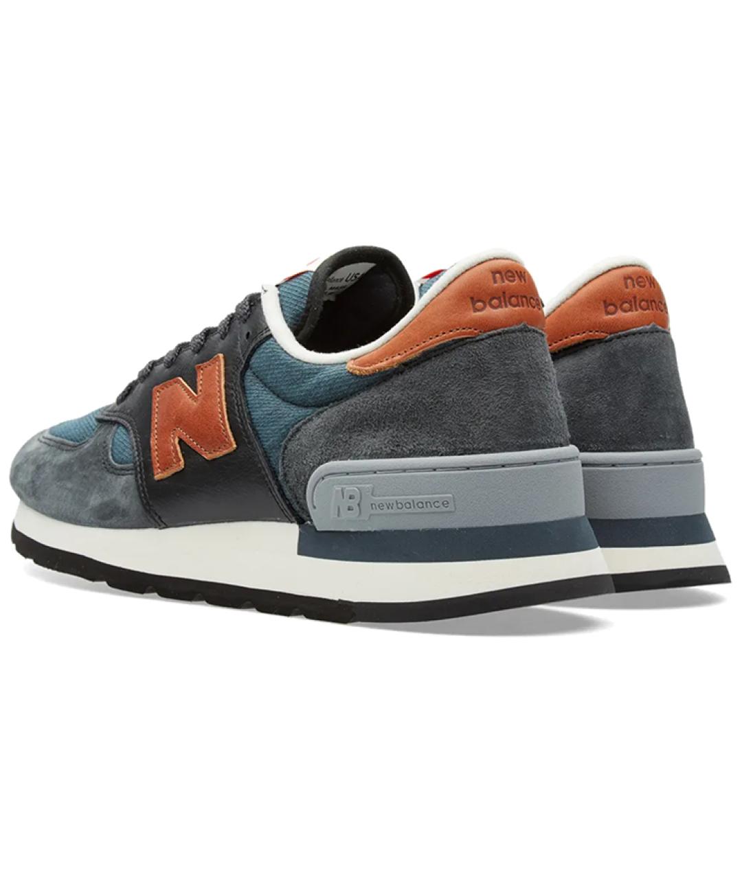 NEW BALANCE Синие низкие кроссовки / кеды, фото 5