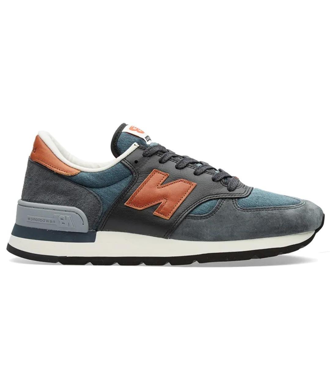 NEW BALANCE Синие низкие кроссовки / кеды, фото 1