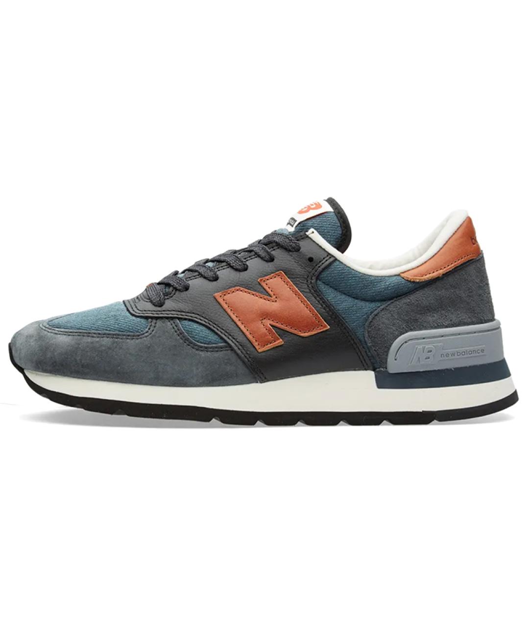 NEW BALANCE Синие низкие кроссовки / кеды, фото 2