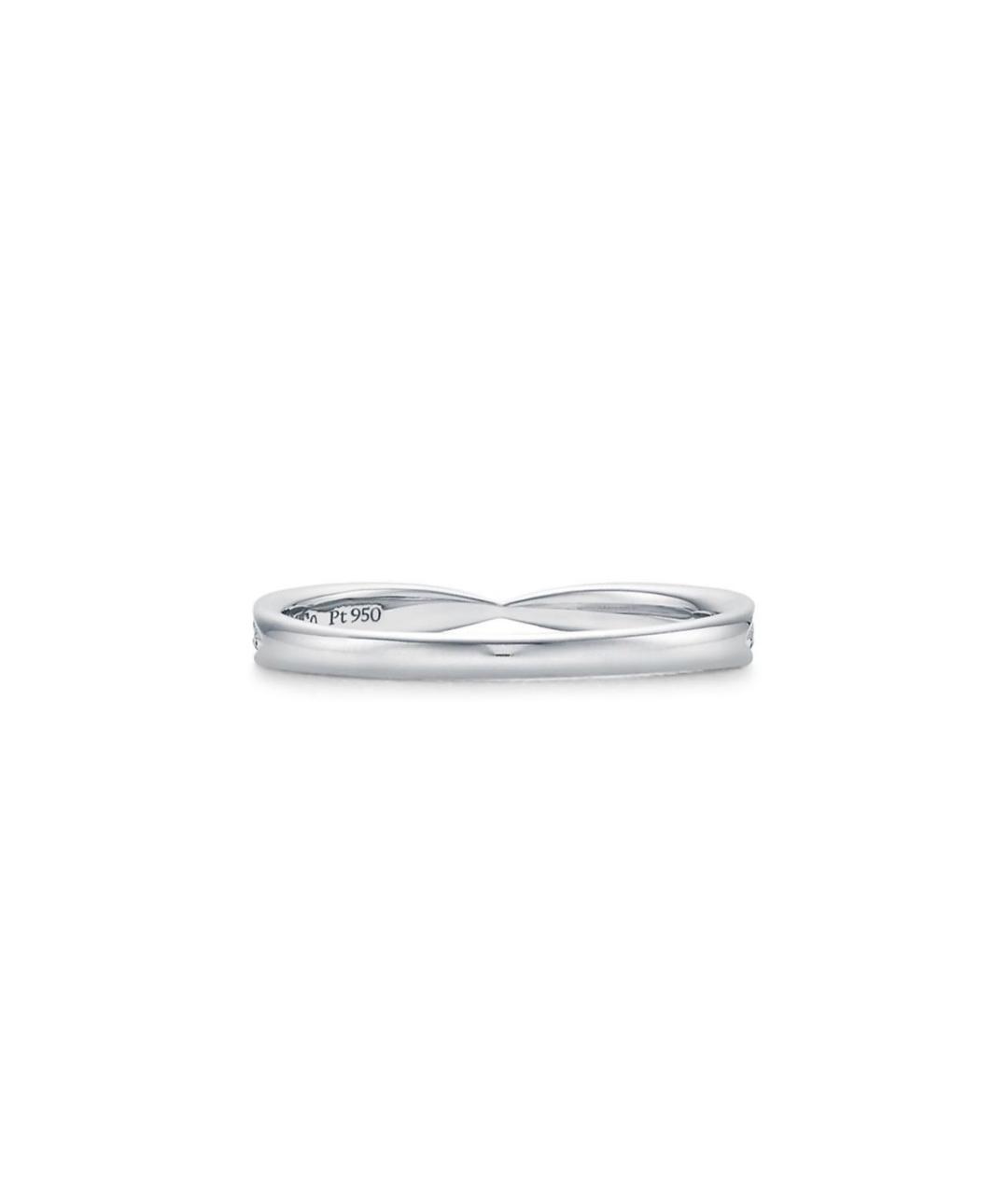 TIFFANY&CO Серебряное платиновое кольцо, фото 3
