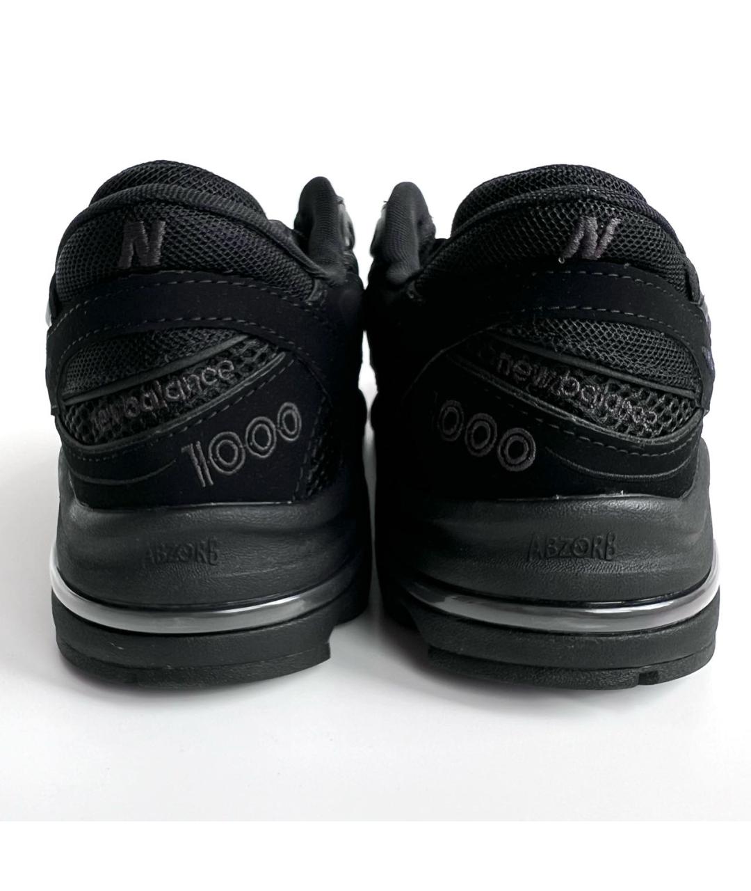 NEW BALANCE Черные текстильные низкие кроссовки / кеды, фото 4