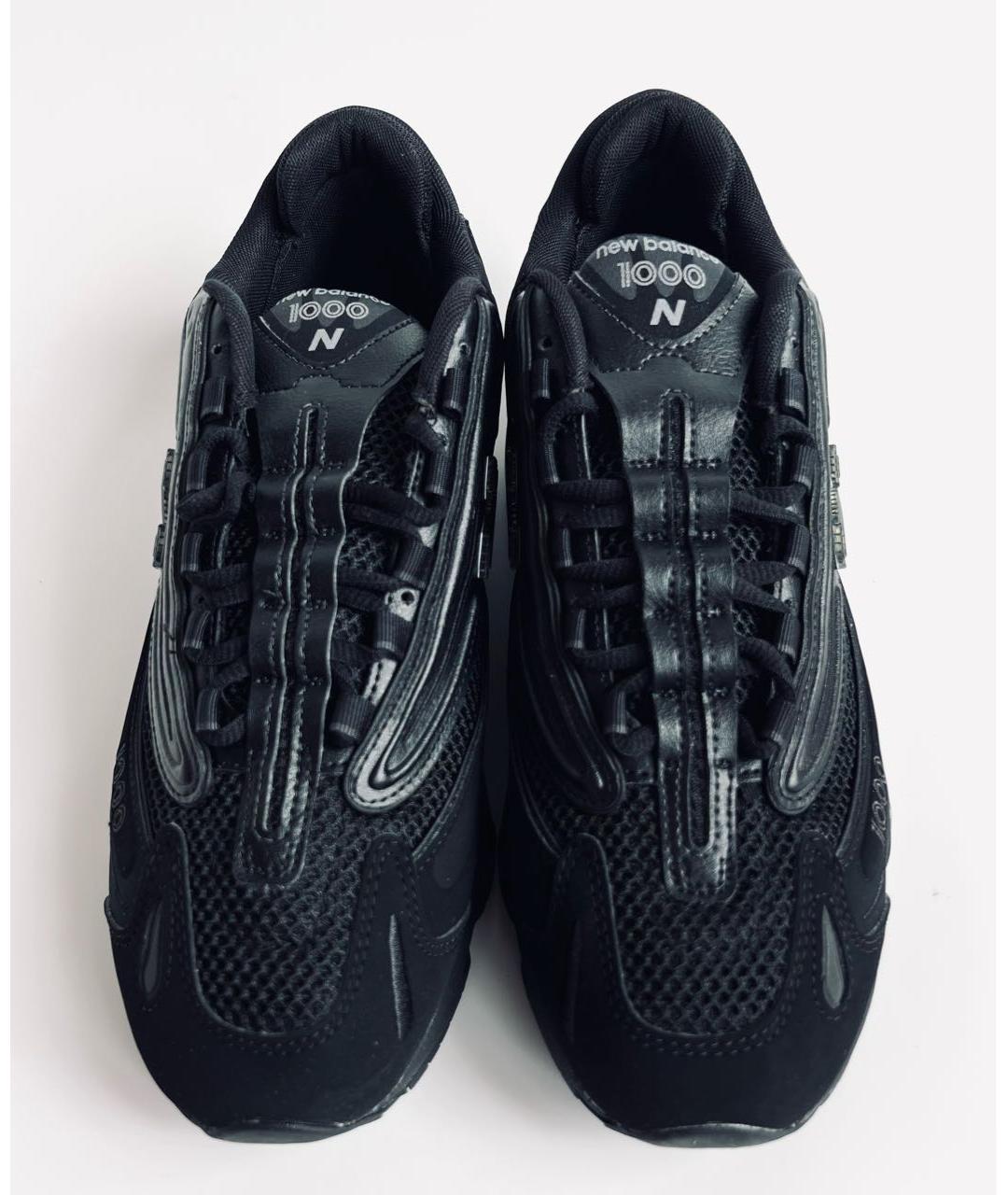 NEW BALANCE Черные текстильные низкие кроссовки / кеды, фото 5