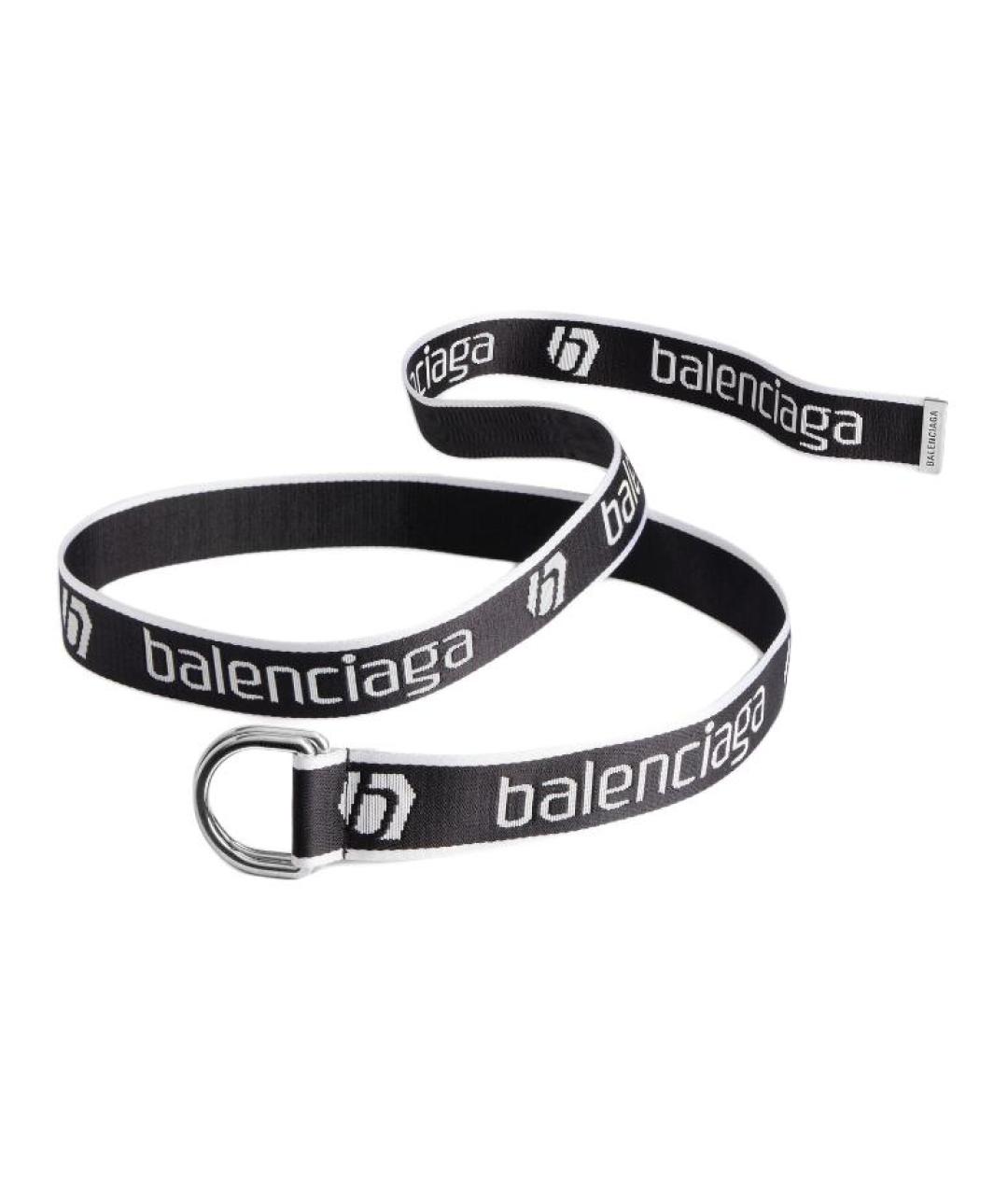 BALENCIAGA Черный ремень, фото 1
