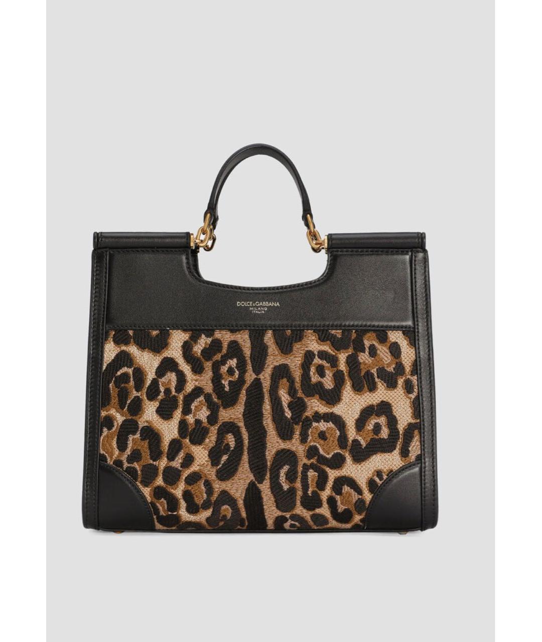 DOLCE&GABBANA Мульти кожаная сумка с короткими ручками, фото 5