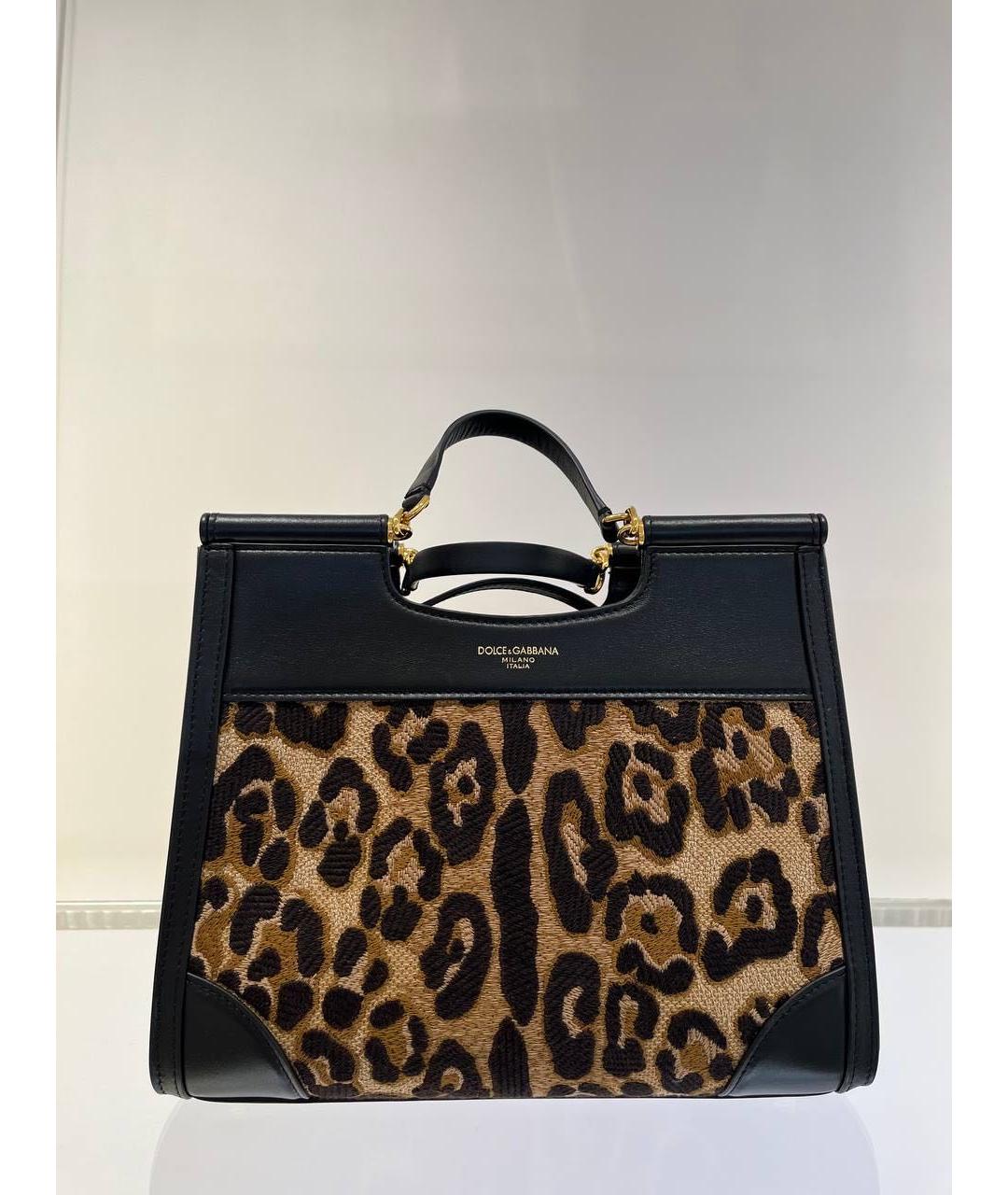 DOLCE&GABBANA Мульти кожаная сумка с короткими ручками, фото 3