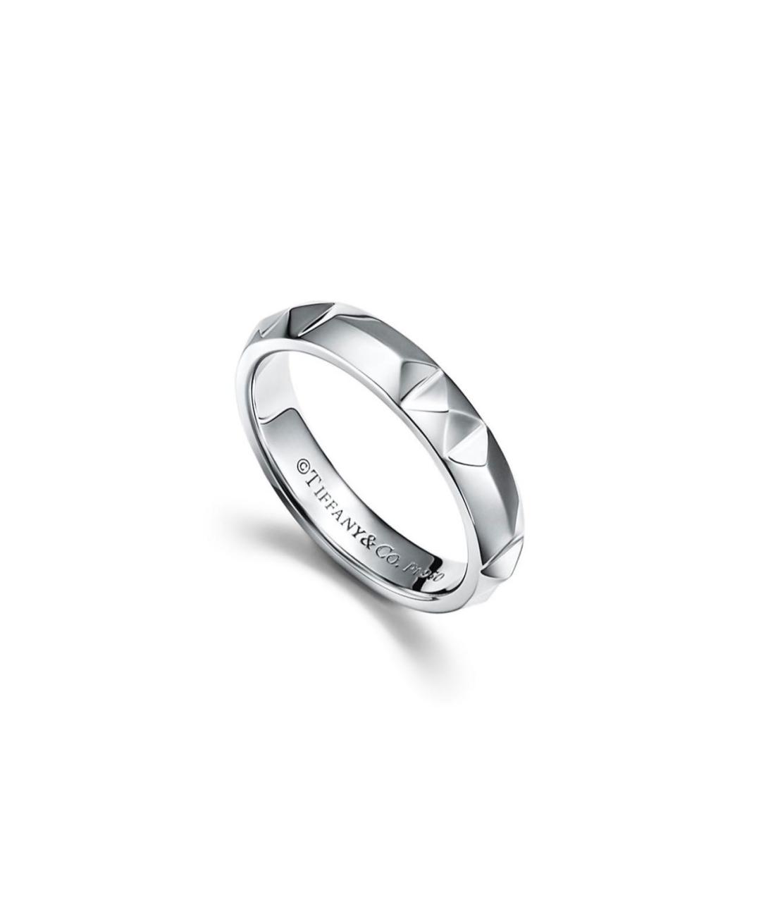 TIFFANY&CO Серебряное платиновое кольцо, фото 2