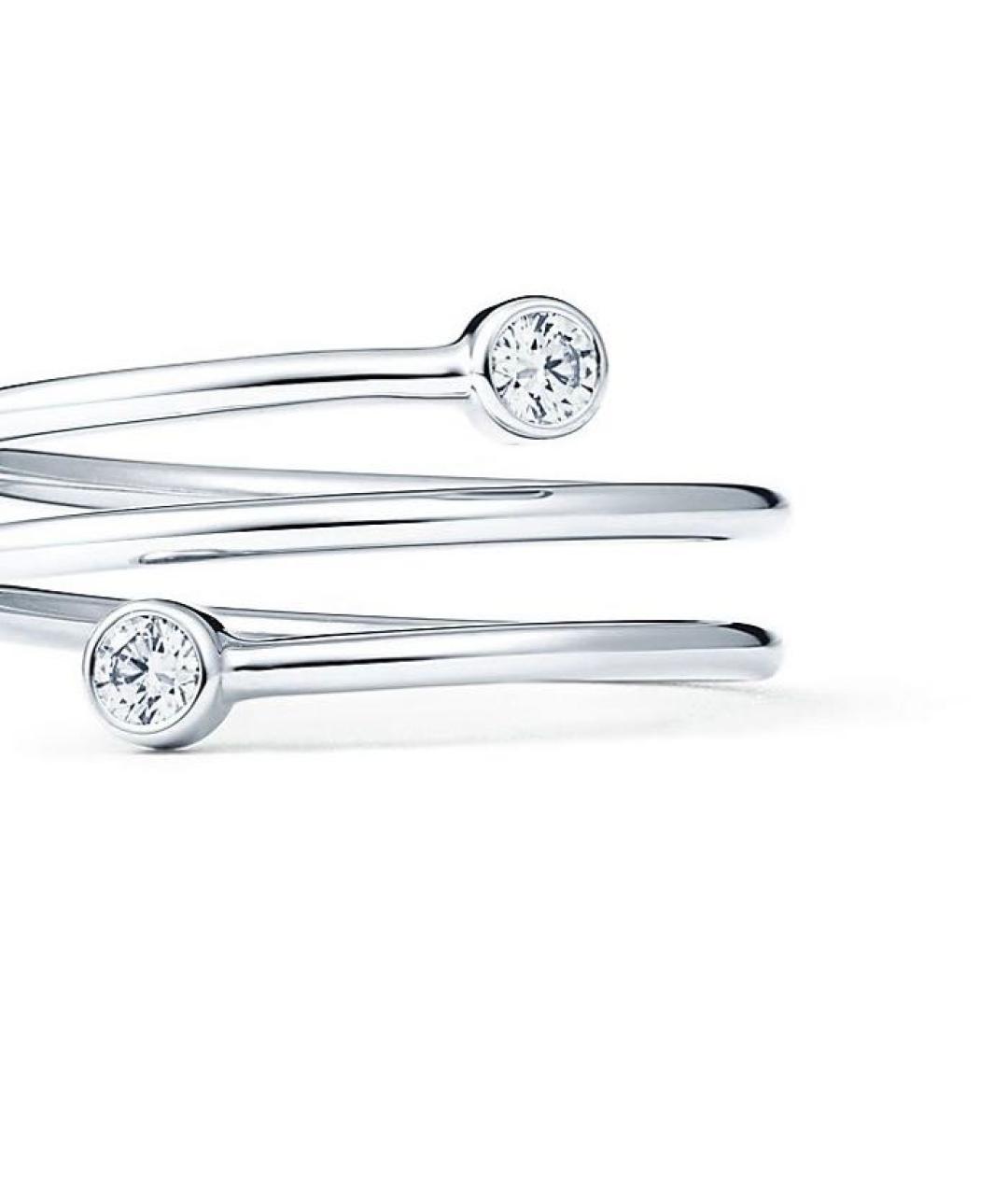 TIFFANY&CO Серебряное платиновое кольцо, фото 2