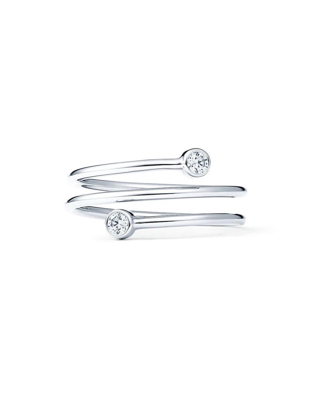 TIFFANY&CO Серебряное платиновое кольцо, фото 1