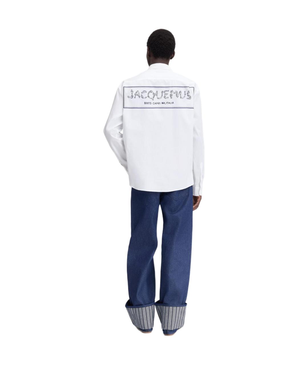 JACQUEMUS Белая классическая рубашка, фото 3