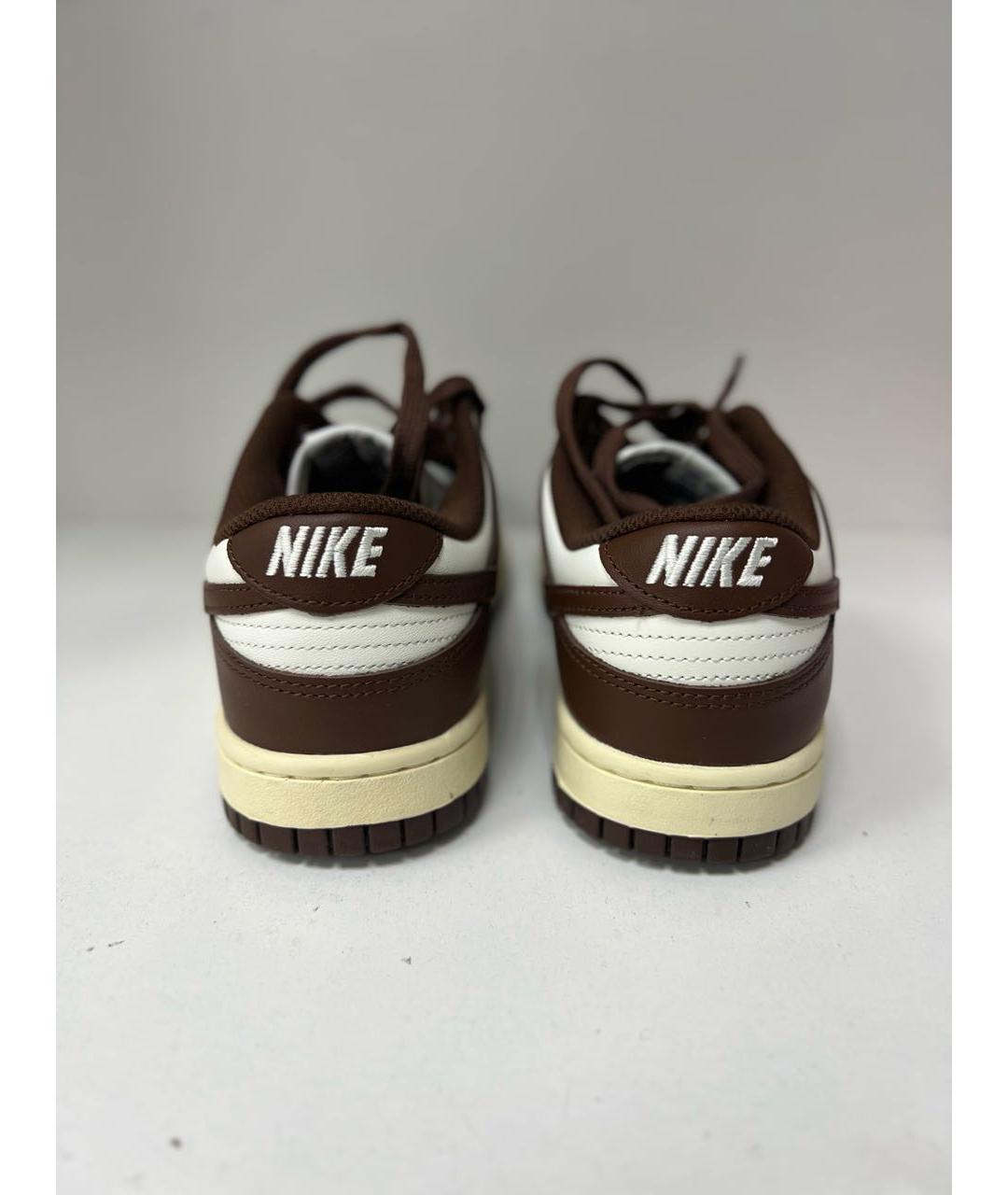 NIKE Коричневые кожаные кеды, фото 4