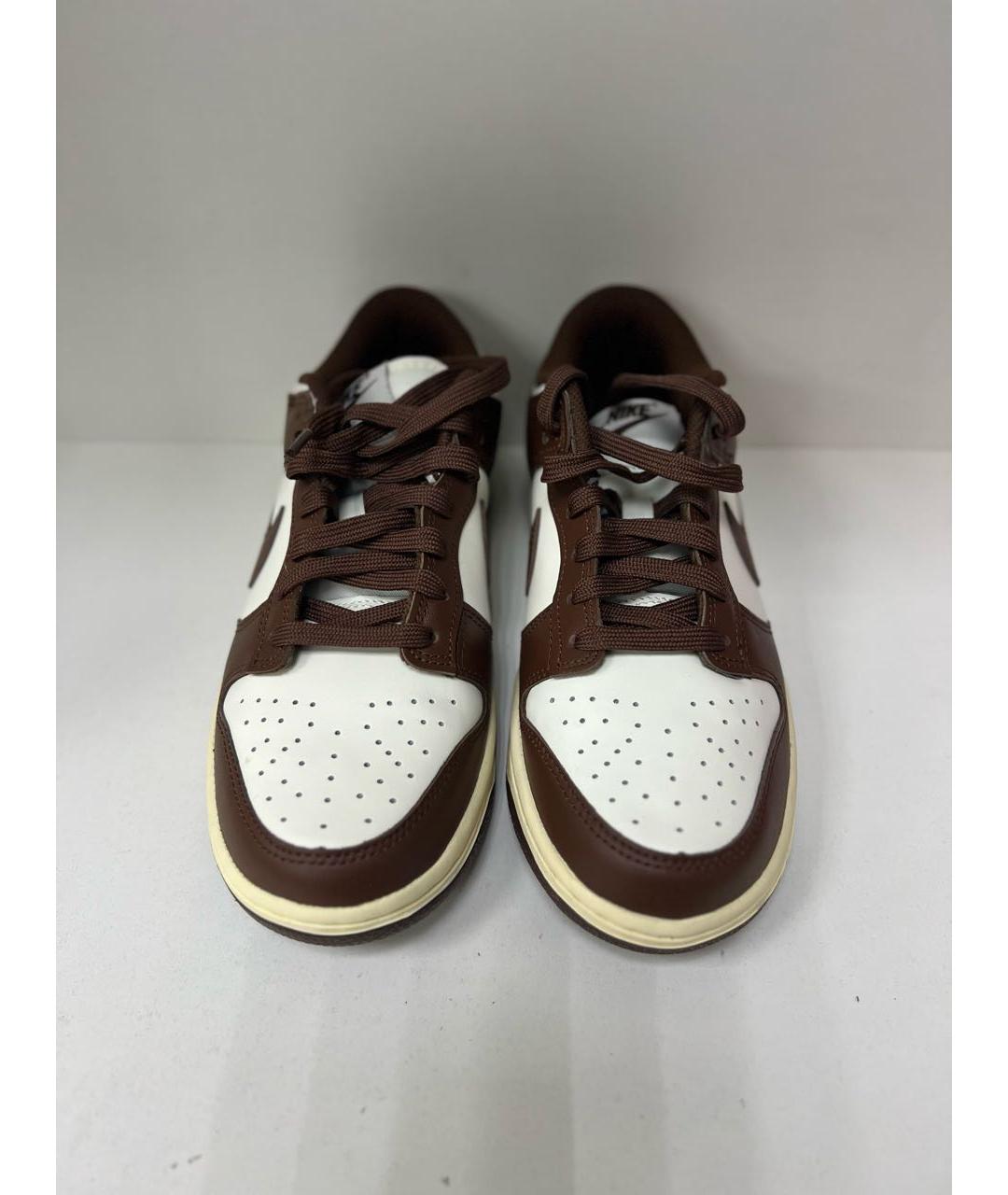 NIKE Коричневые кожаные кеды, фото 2