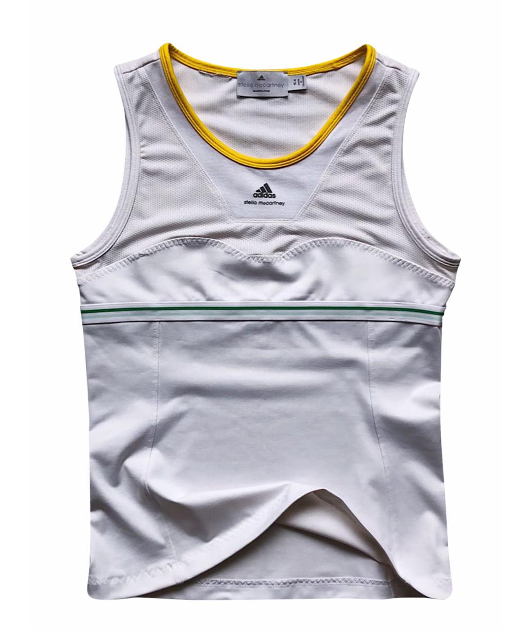 ADIDAS BY STELLA MCCARTNEY Белая синтетическая майка, фото 1