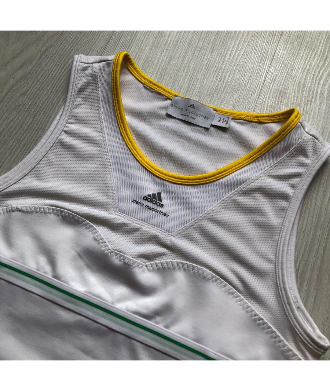 ADIDAS BY STELLA MCCARTNEY Белая синтетическая майка, фото 2