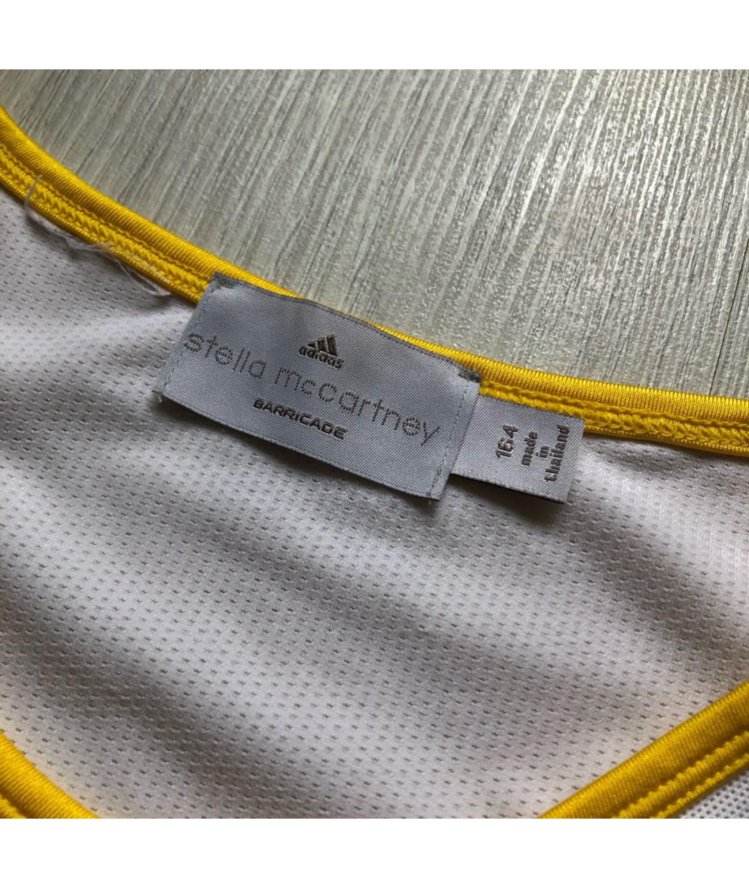 ADIDAS BY STELLA MCCARTNEY Белая синтетическая майка, фото 3