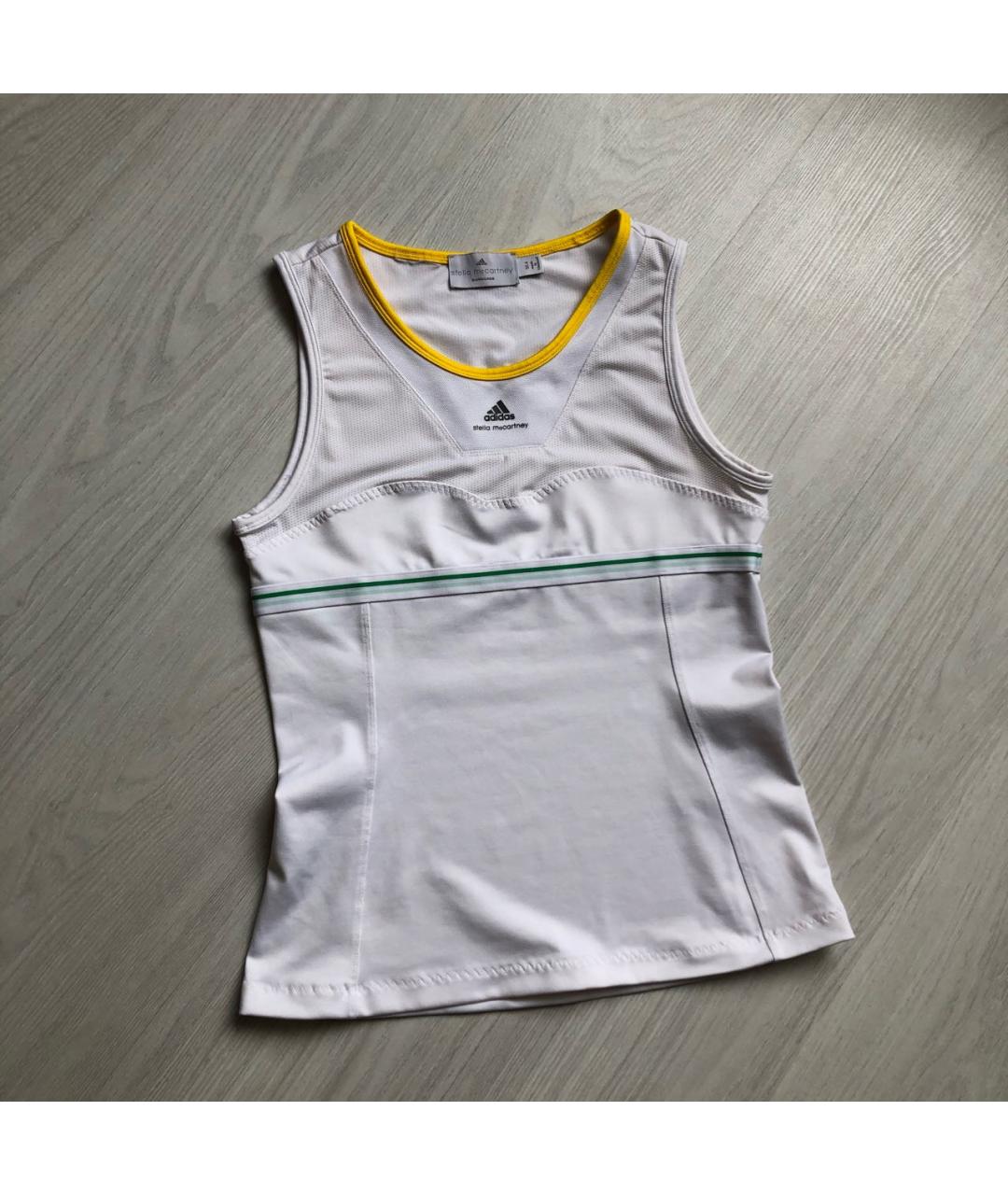 ADIDAS BY STELLA MCCARTNEY Белая синтетическая майка, фото 4