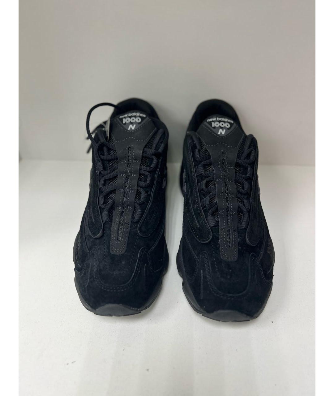 NEW BALANCE Черные замшевые высокие кроссовки / кеды, фото 2