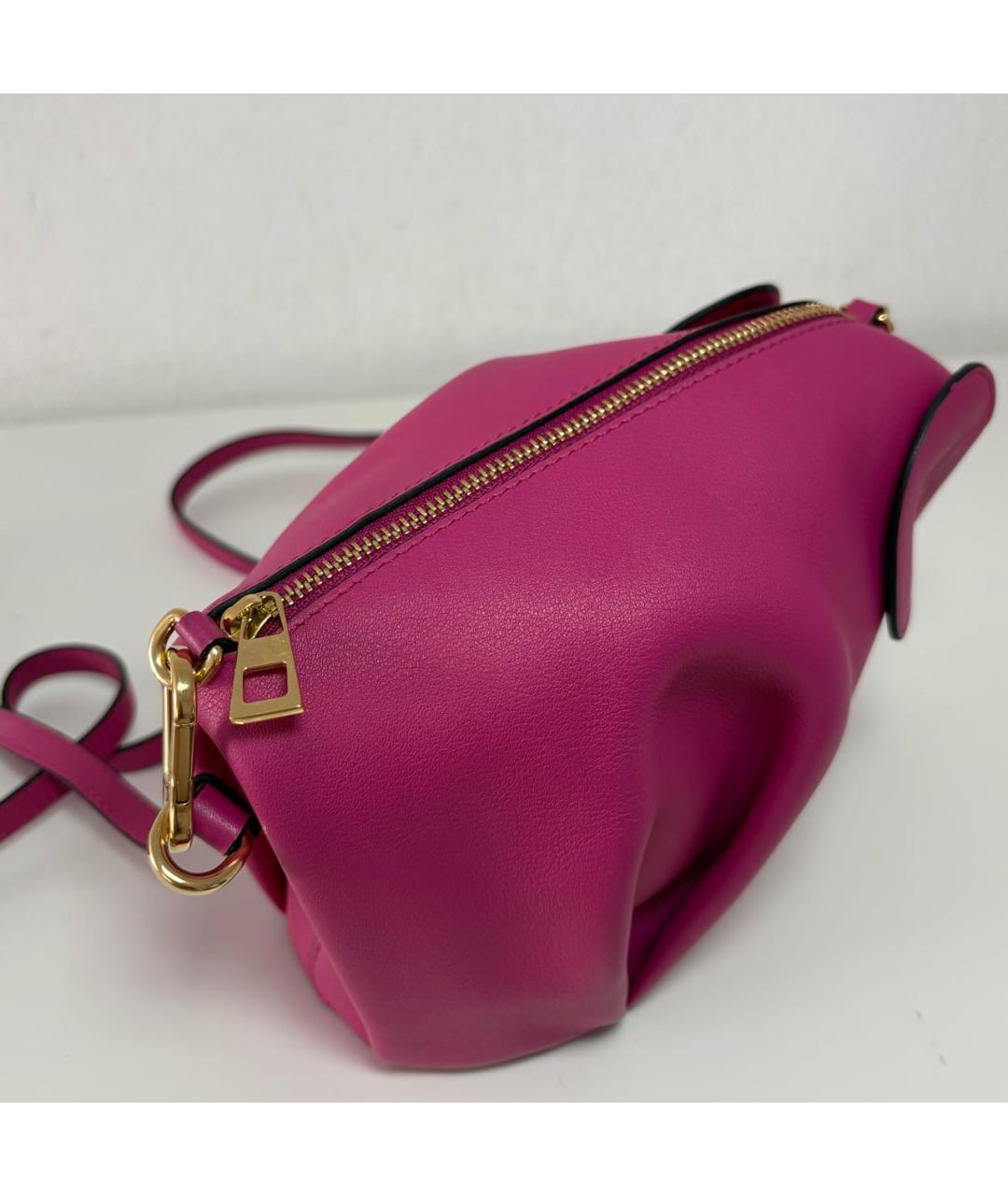 LOEWE Розовая кожаная сумка через плечо, фото 4