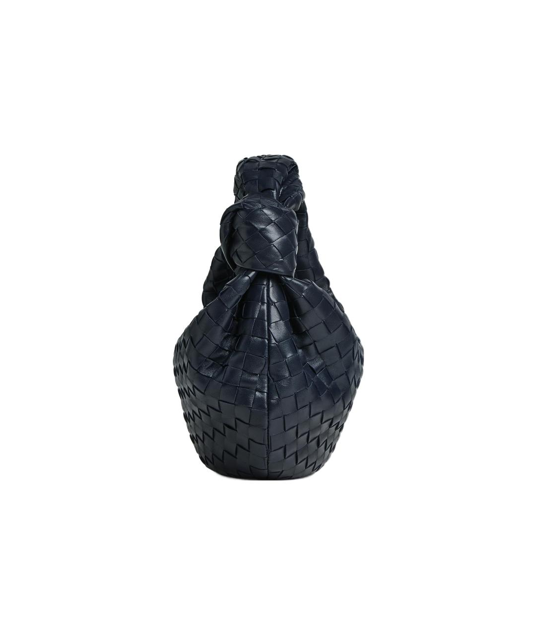BOTTEGA VENETA Черная кожаная сумка через плечо, фото 2