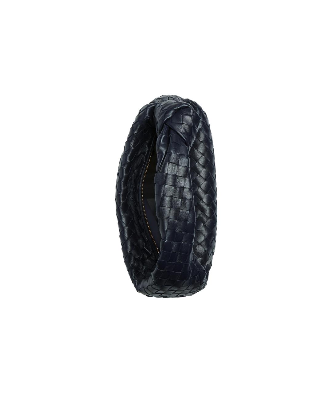BOTTEGA VENETA Черная кожаная сумка через плечо, фото 3