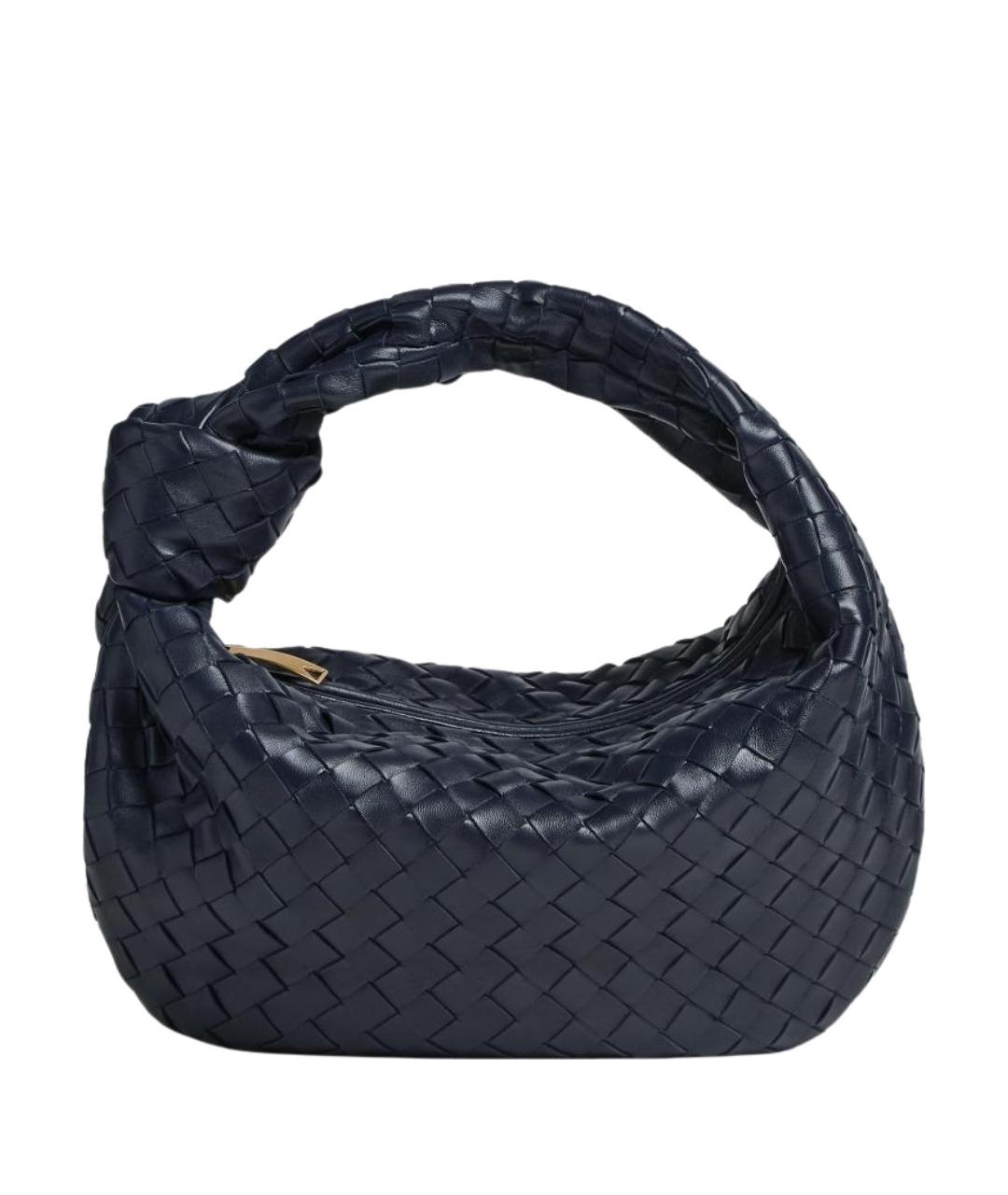 BOTTEGA VENETA Черная кожаная сумка через плечо, фото 1
