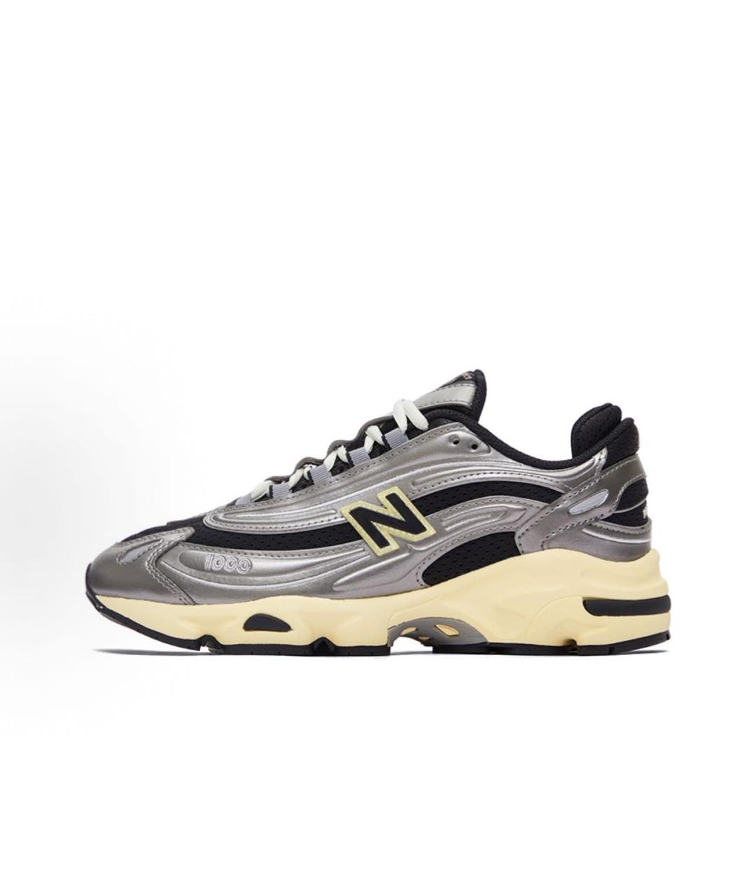 NEW BALANCE Серебряные высокие кроссовки / кеды, фото 5