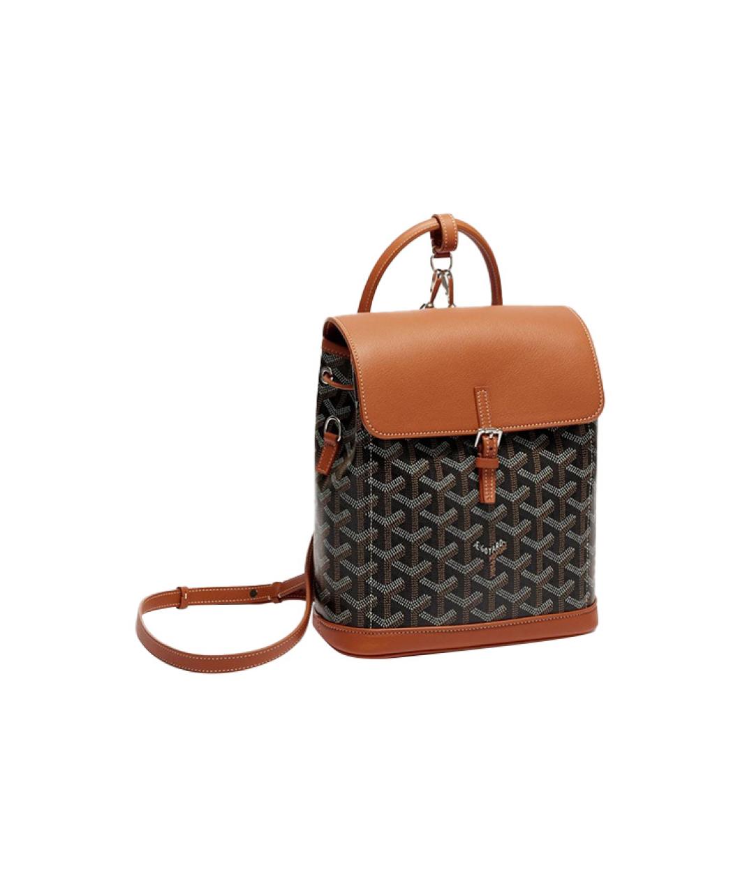 GOYARD Коричневый рюкзак, фото 2