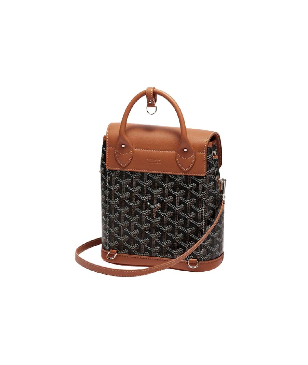 GOYARD Коричневый рюкзак, фото 4