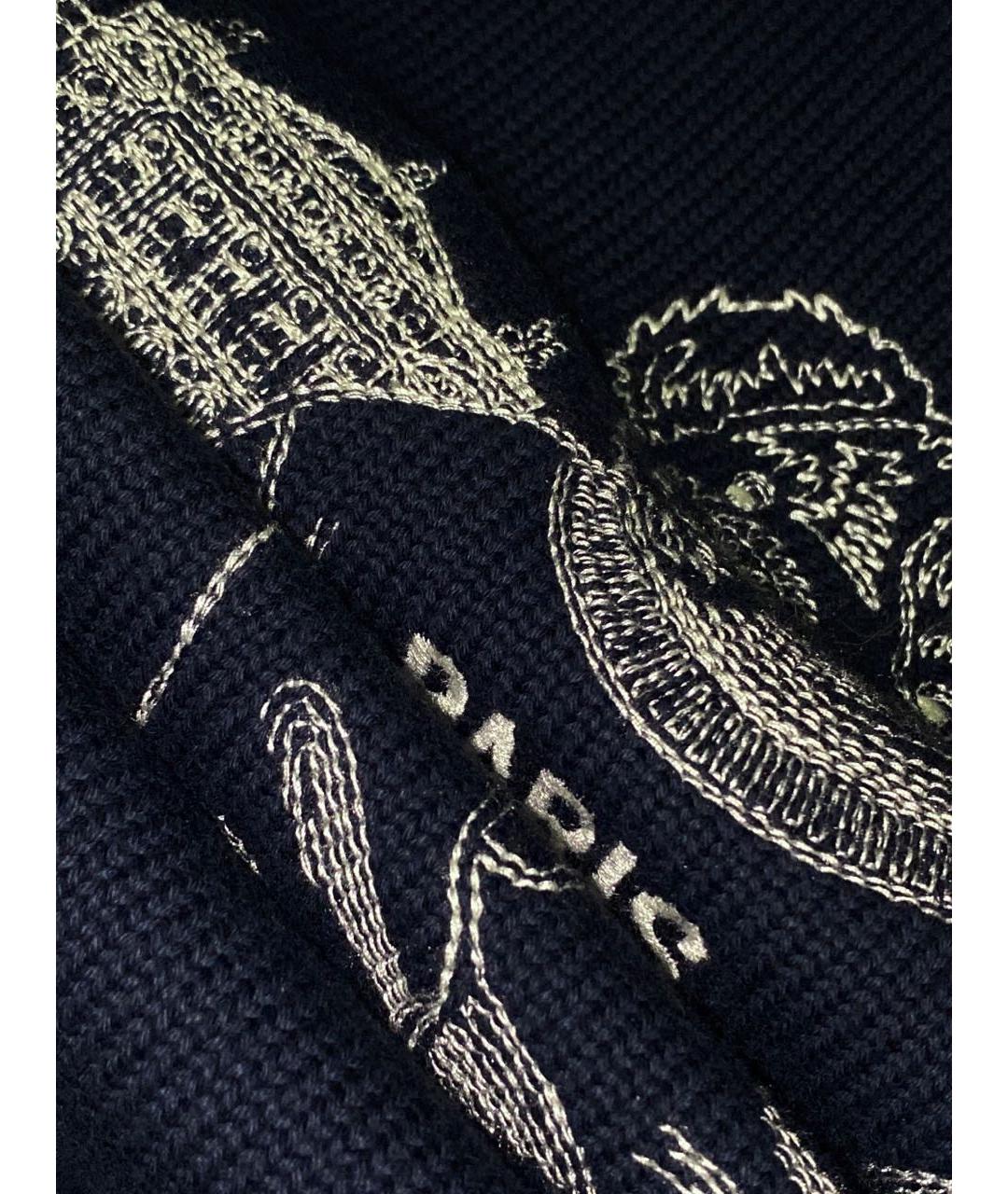 POLO RALPH LAUREN Темно-синий хлопковый джемпер / свитер, фото 5