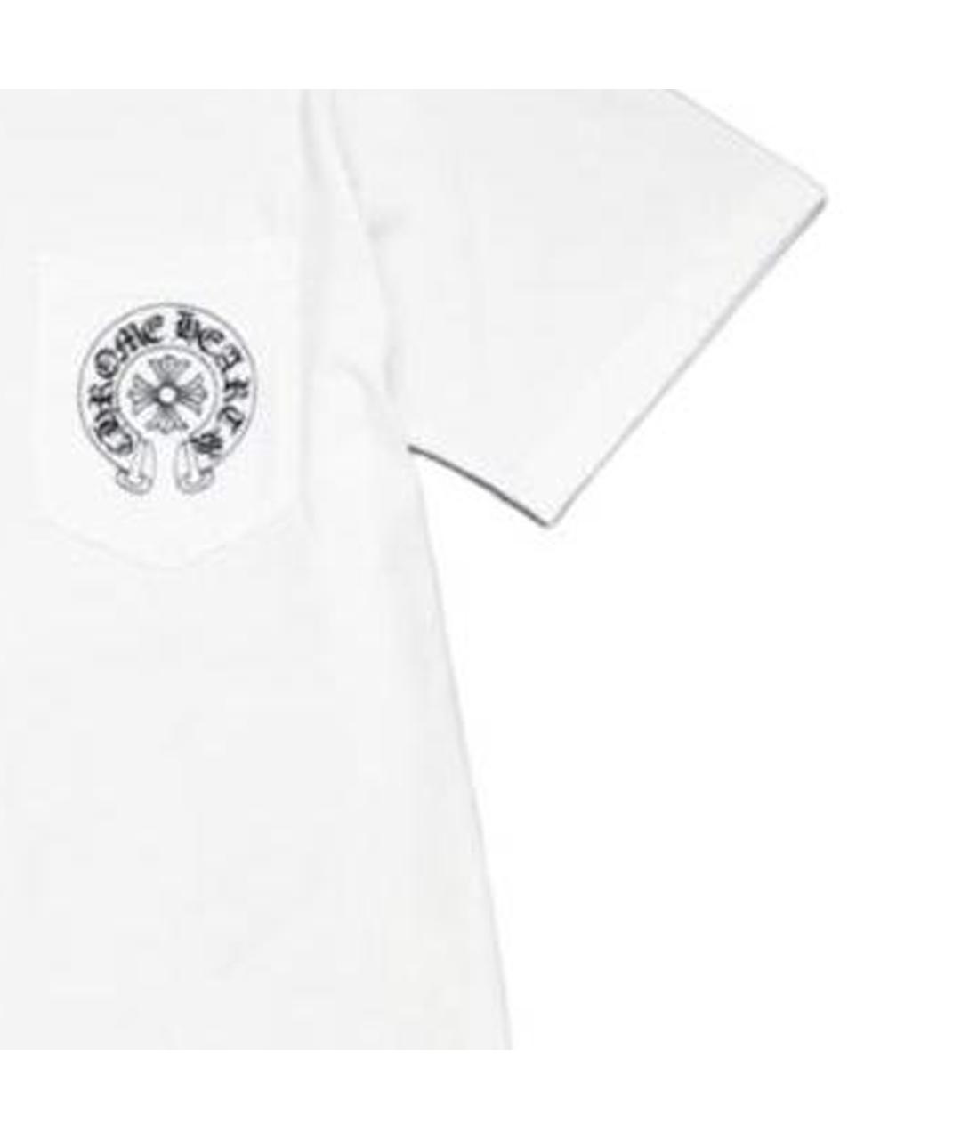 CHROME HEARTS Белая футболка, фото 5
