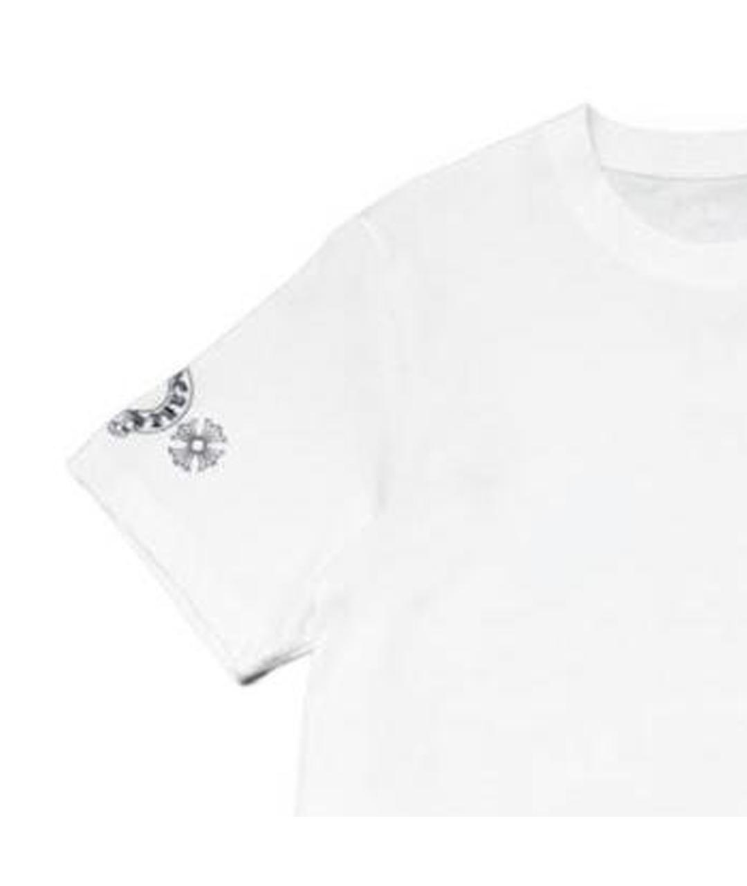 CHROME HEARTS Белая футболка, фото 3