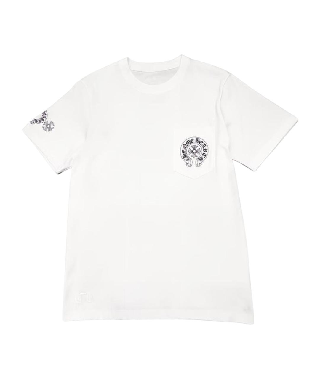 CHROME HEARTS Белая футболка, фото 1