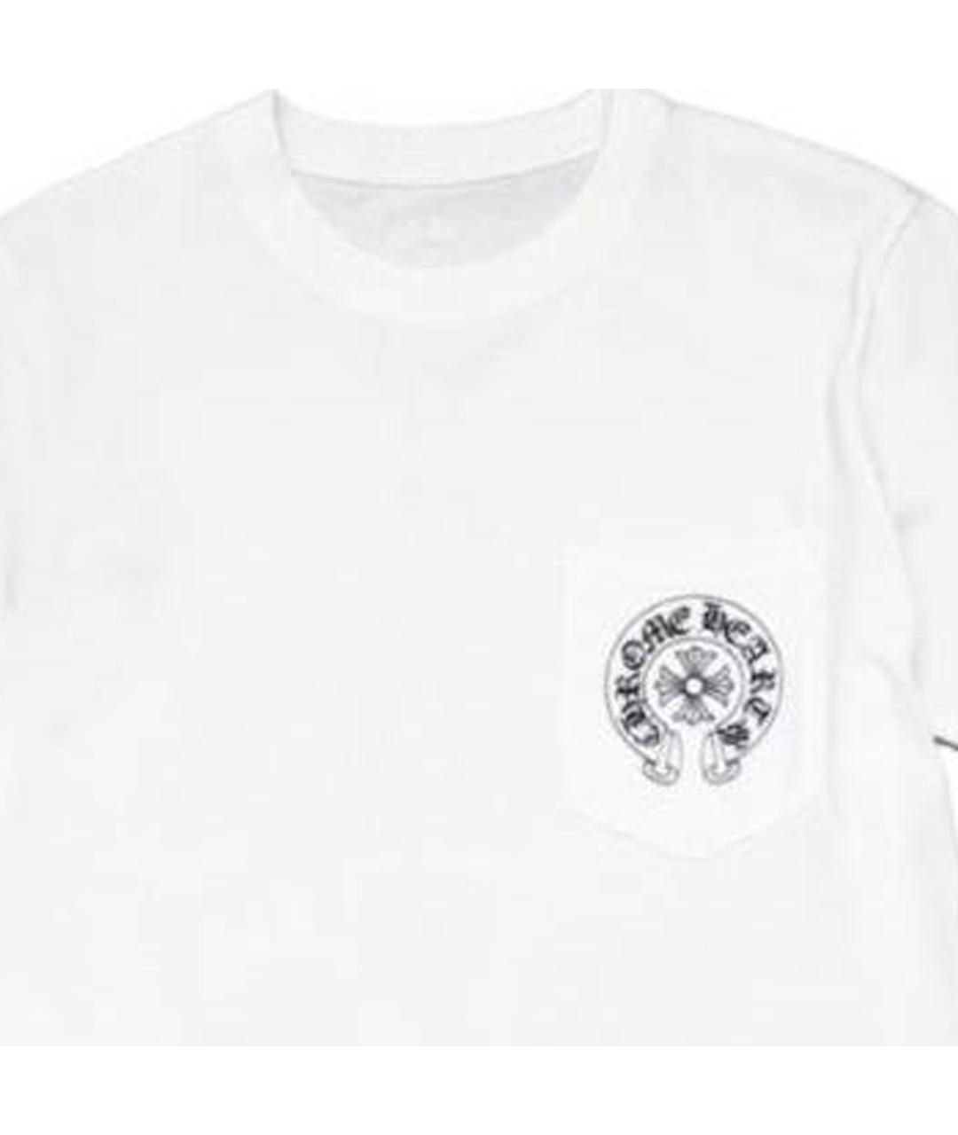 CHROME HEARTS Белая футболка, фото 4