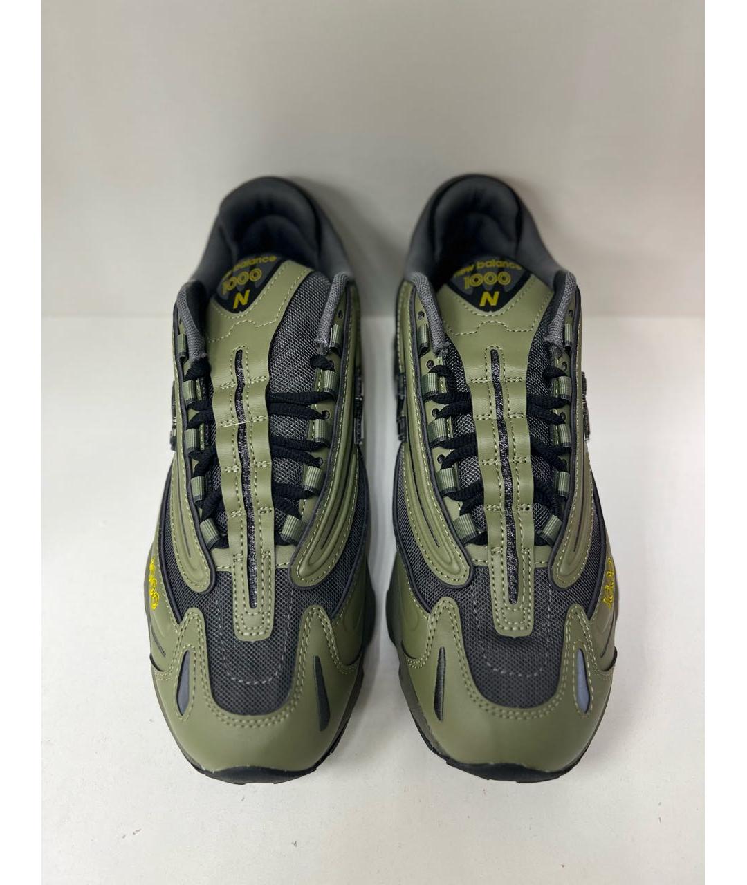 NEW BALANCE Хаки кожаные высокие кроссовки / кеды, фото 2