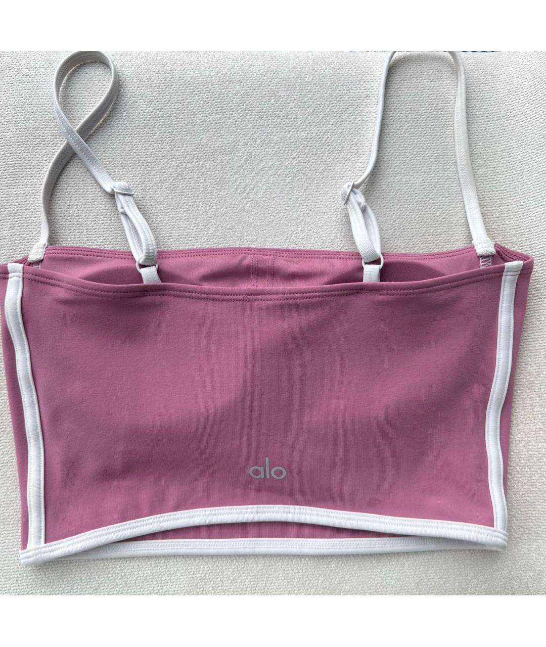 ALO YOGA Розовый синтетический спортивные костюмы, фото 6