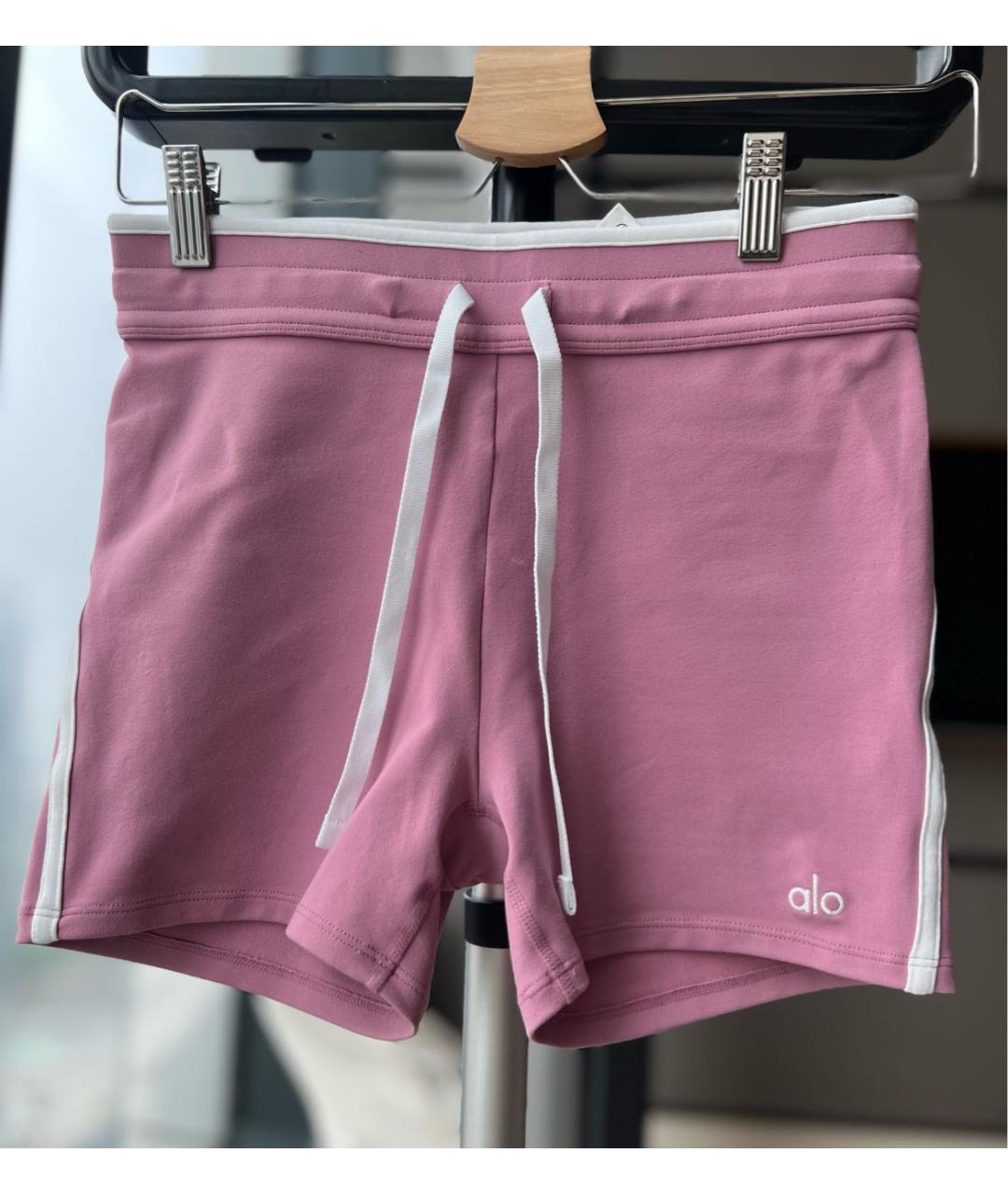 ALO YOGA Розовый синтетический спортивные костюмы, фото 2