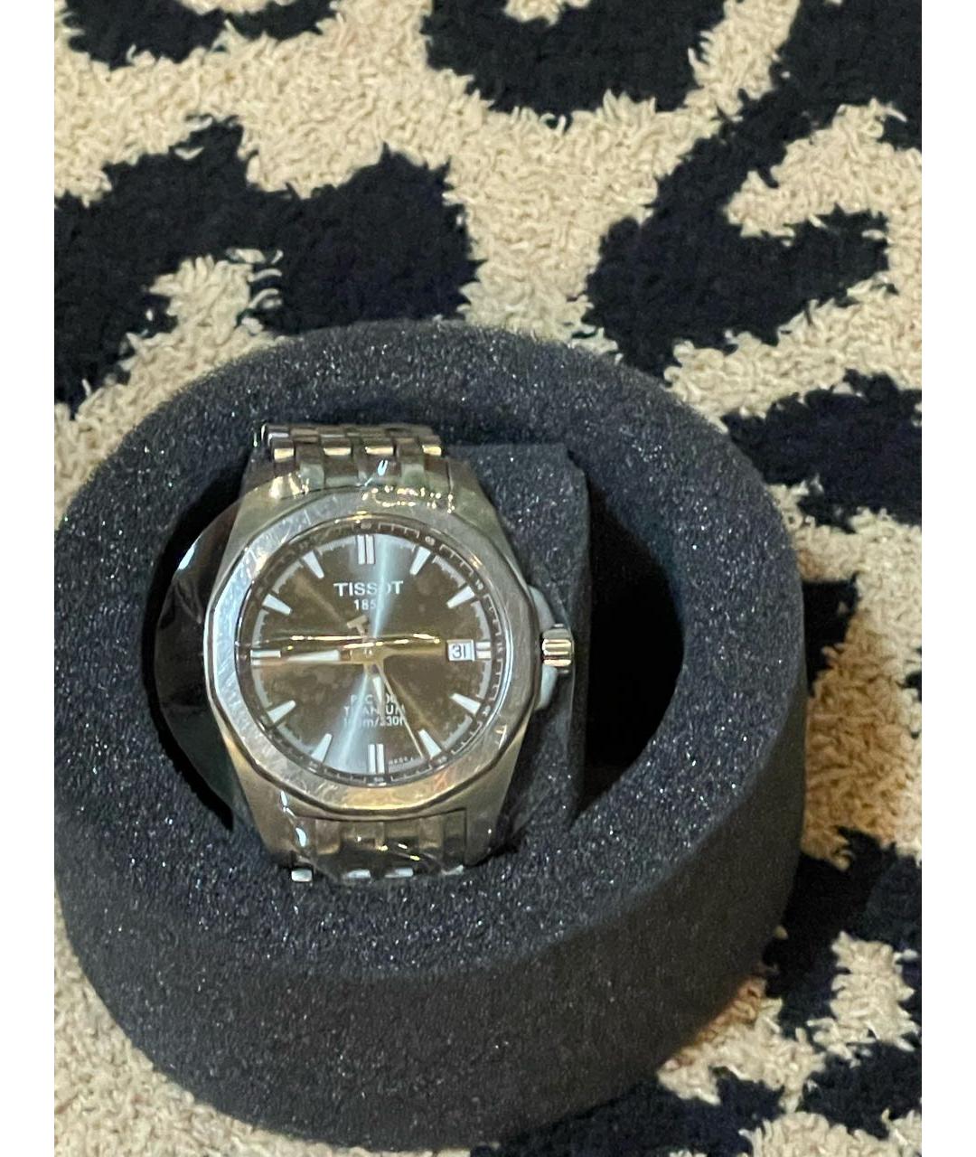TISSOT Серебряные стальные часы, фото 6