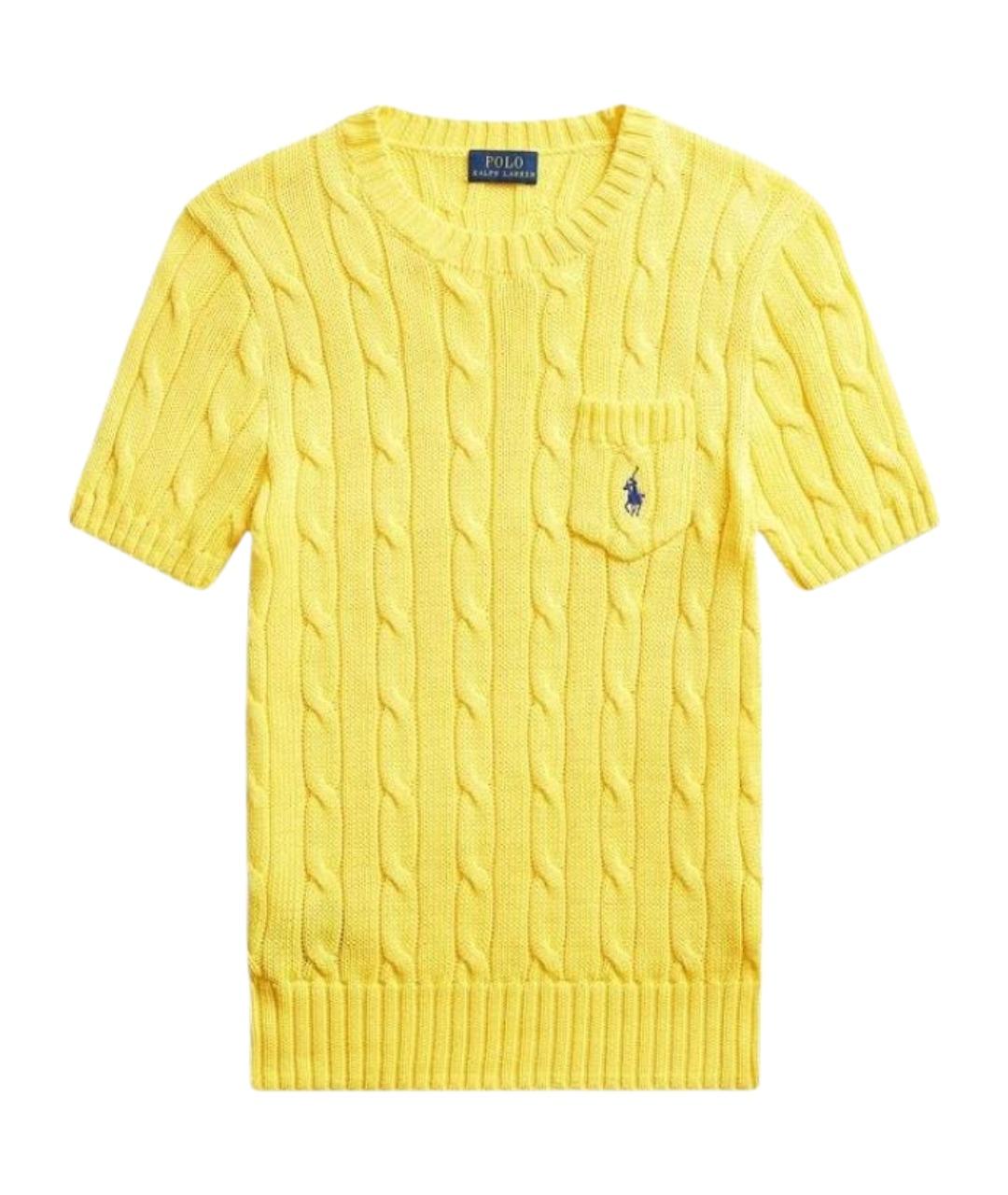 POLO RALPH LAUREN Желтый джемпер / свитер, фото 1