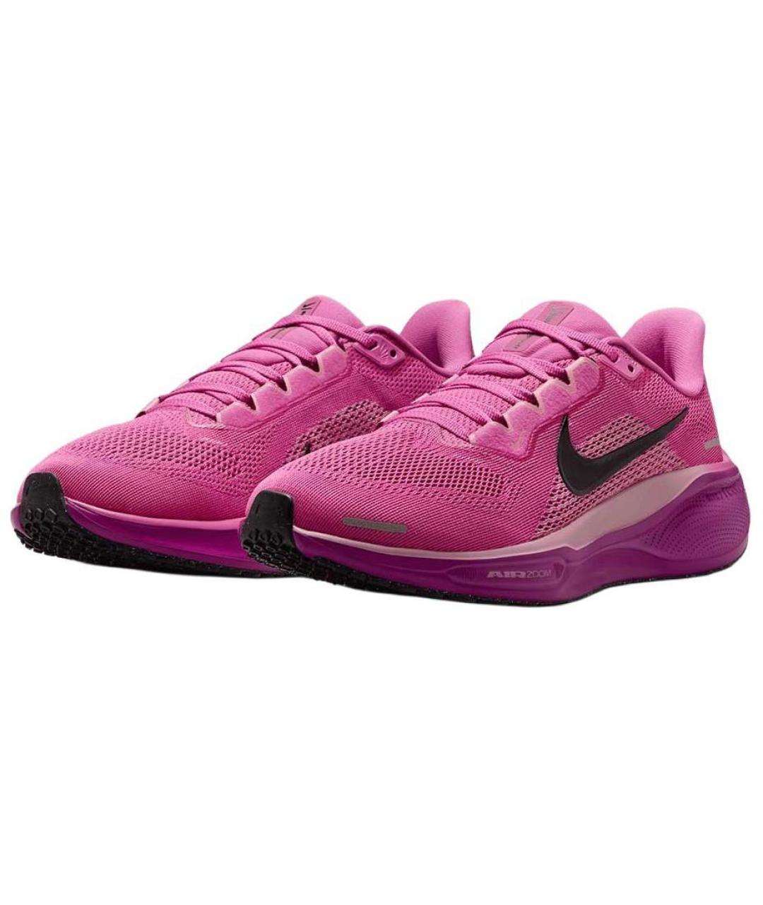 NIKE Розовые текстильные кроссовки, фото 3