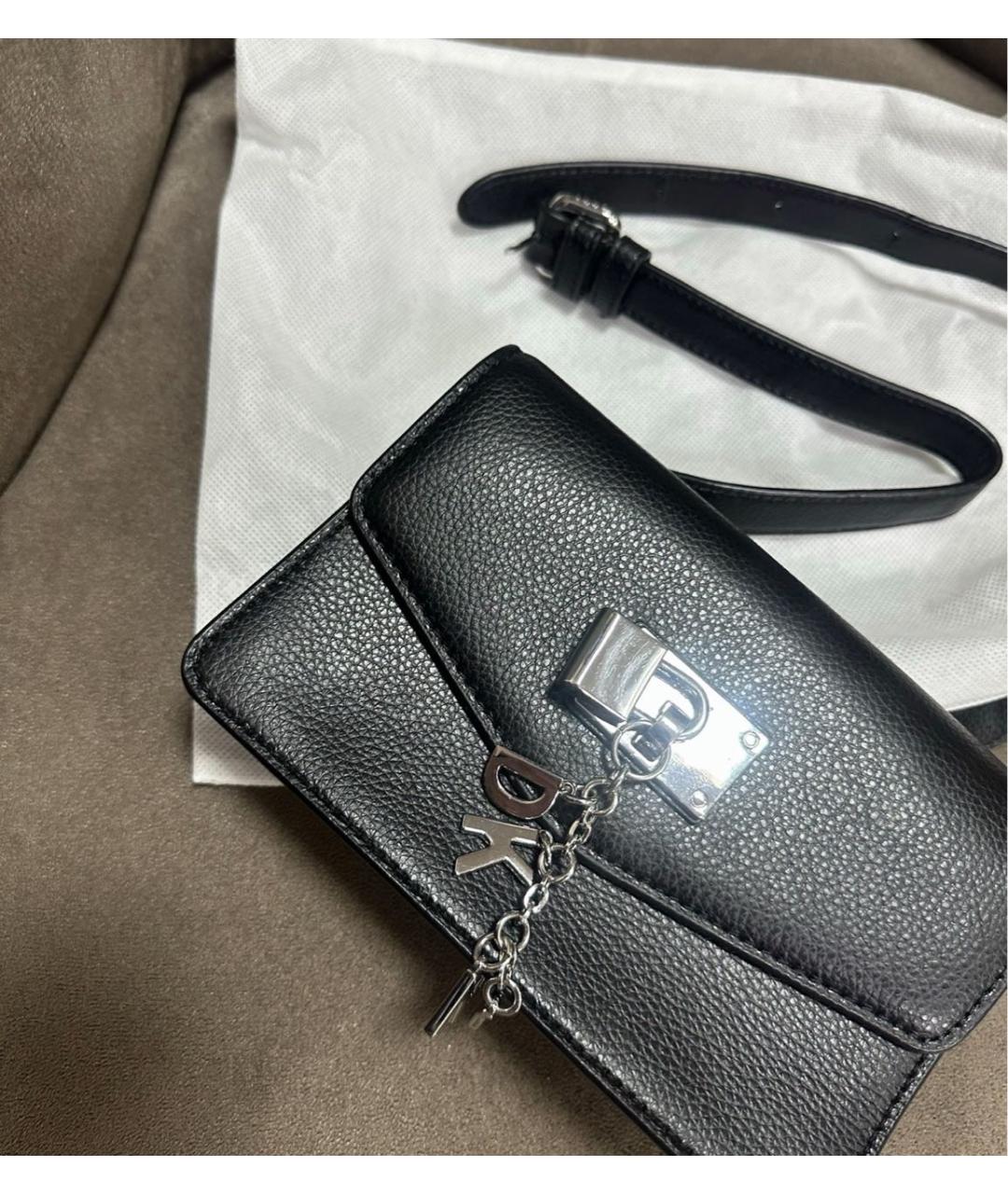 DKNY Черная поясная сумка, фото 2